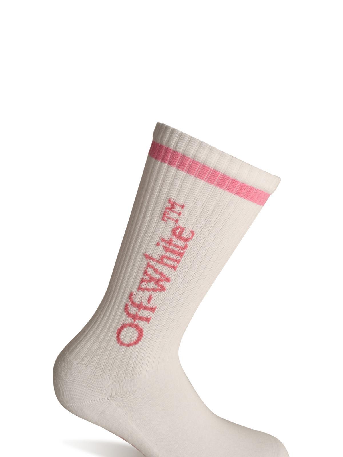 Chaussettes Bas Off White c o Virgil Abloh pour femme Reductions en ligne jusqu a 51 Lyst