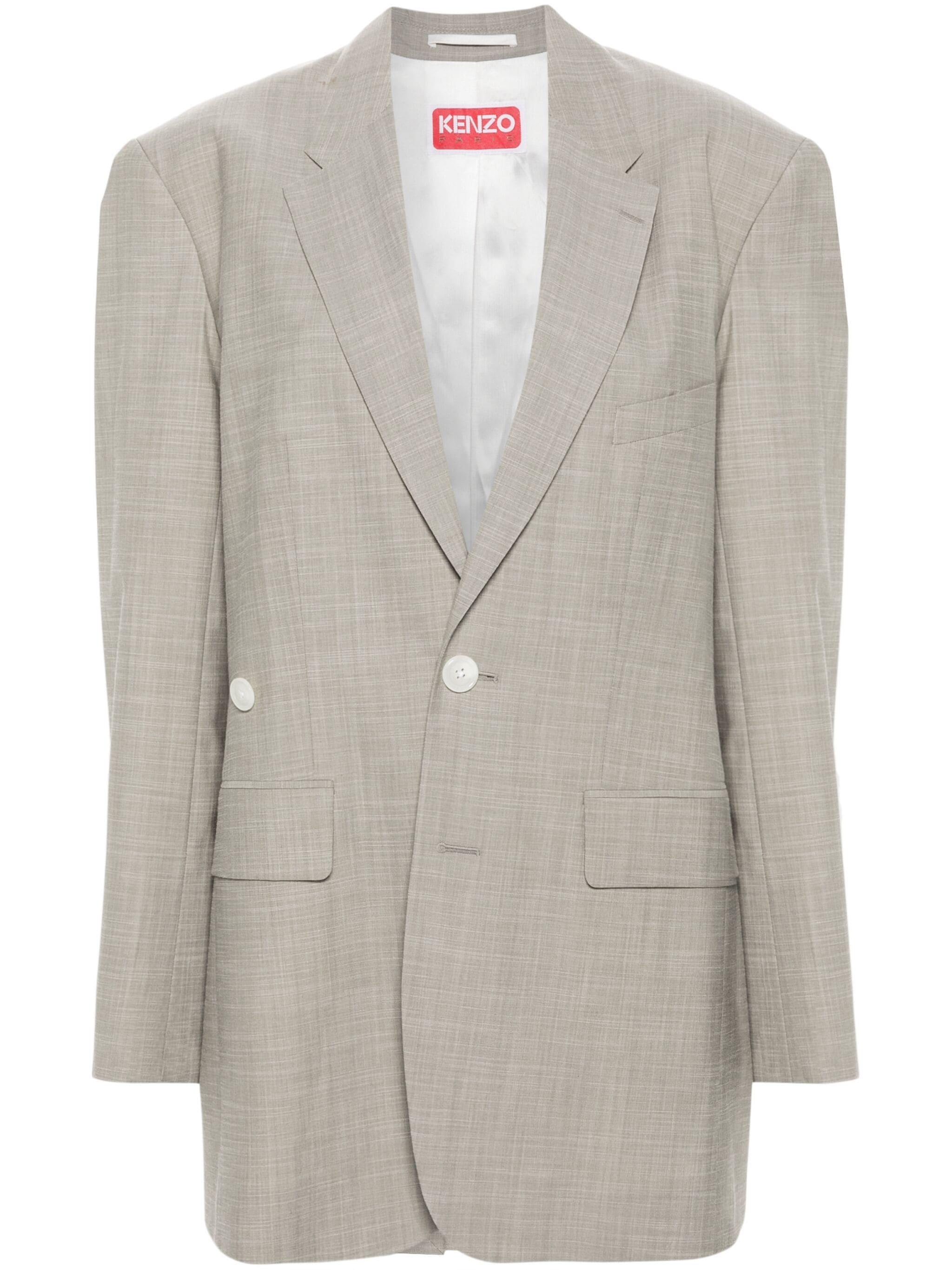 スーツ KENZO Women Outer FE52VE2469RB 49091 96 MISTY GREY KENZO Blazers, sport coats and suit jackets for Women