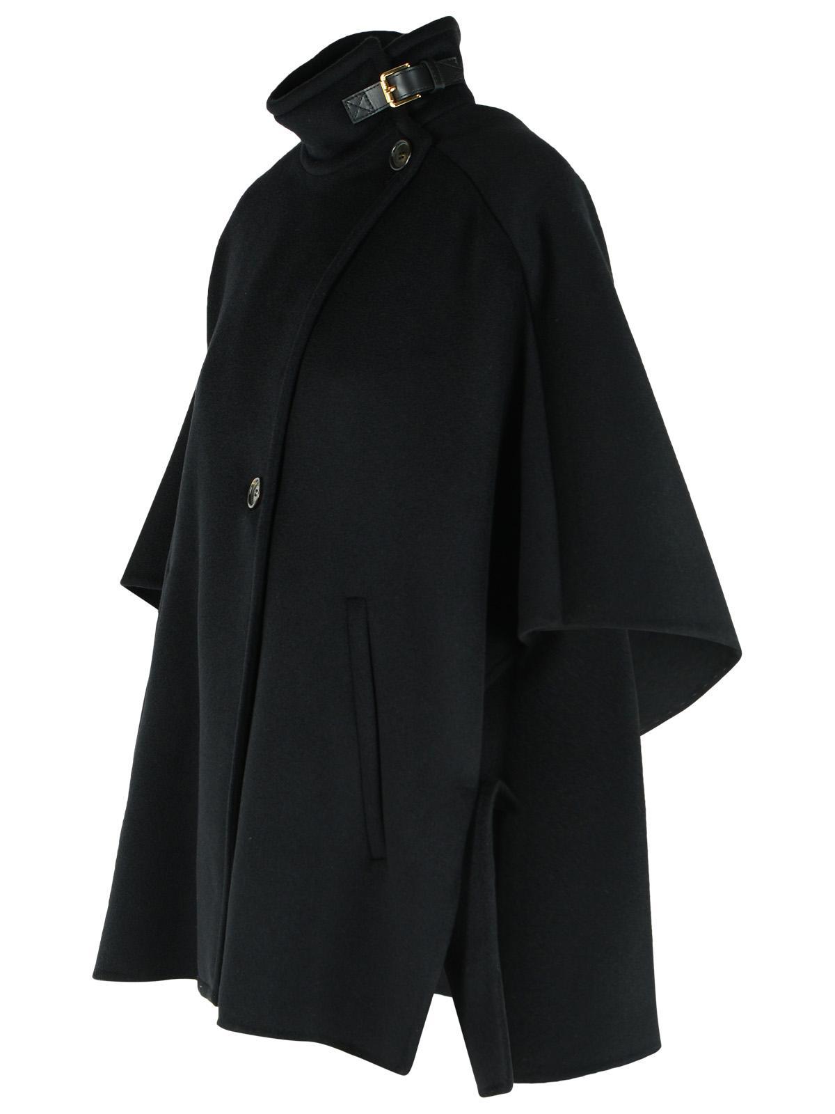 ポンチョ・ケープ Max Mara Derrik' Black Cashmere Cape Max Mara Capes for Women | Online Sale up to 51% off | Lyst