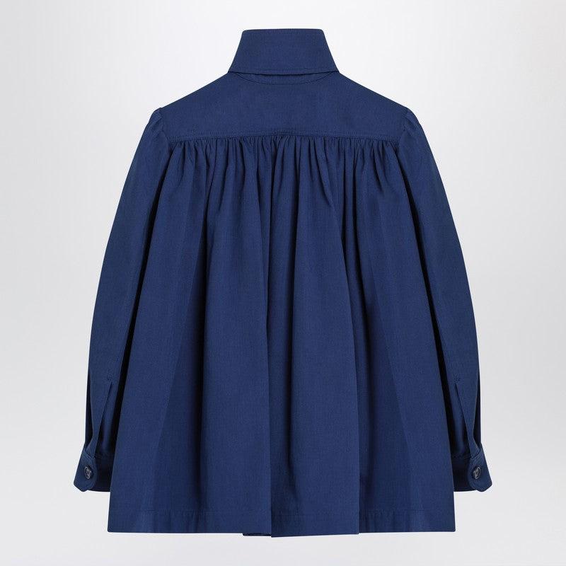 Chloé Cotton Canvas Jacket in Blue | Lyst