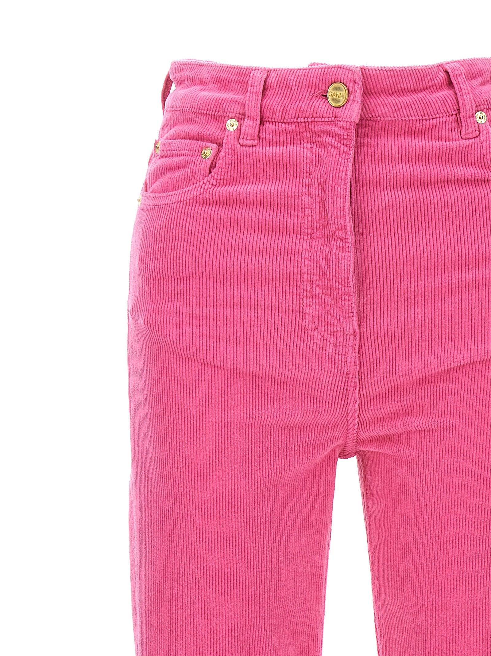 ganni-Fuchsia-Corduroy- ganni-Fuchsia-Corduroy-