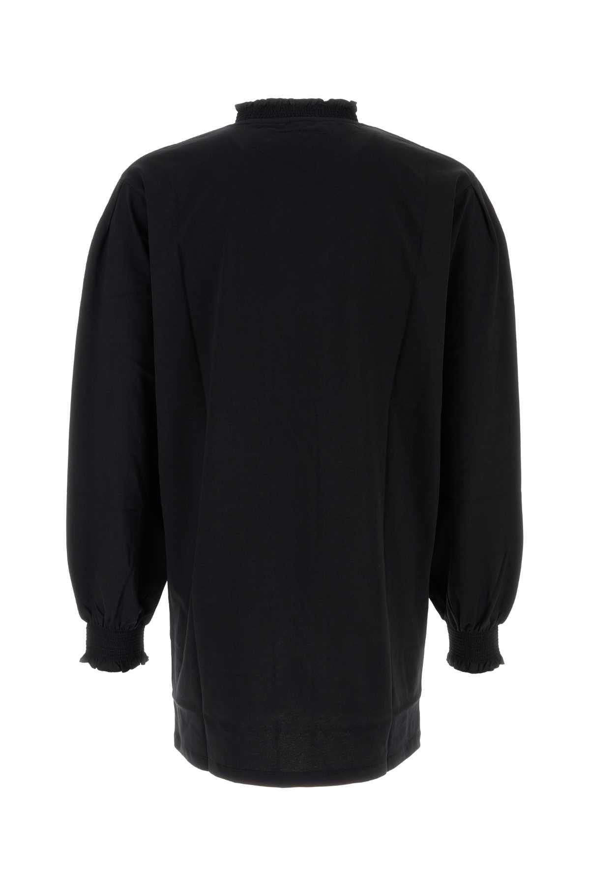Tシャツ・カットソー RANDOM IDENTITIES Black Cotton T-Shirt Random Identities T-Shirts And Polos - ShopStyle