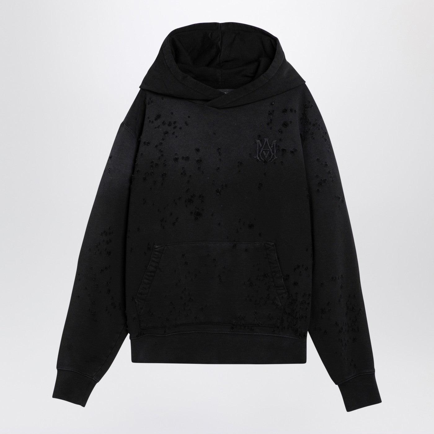 Amiri Distressed Urban Hoodie in Black for Men Lyst UK