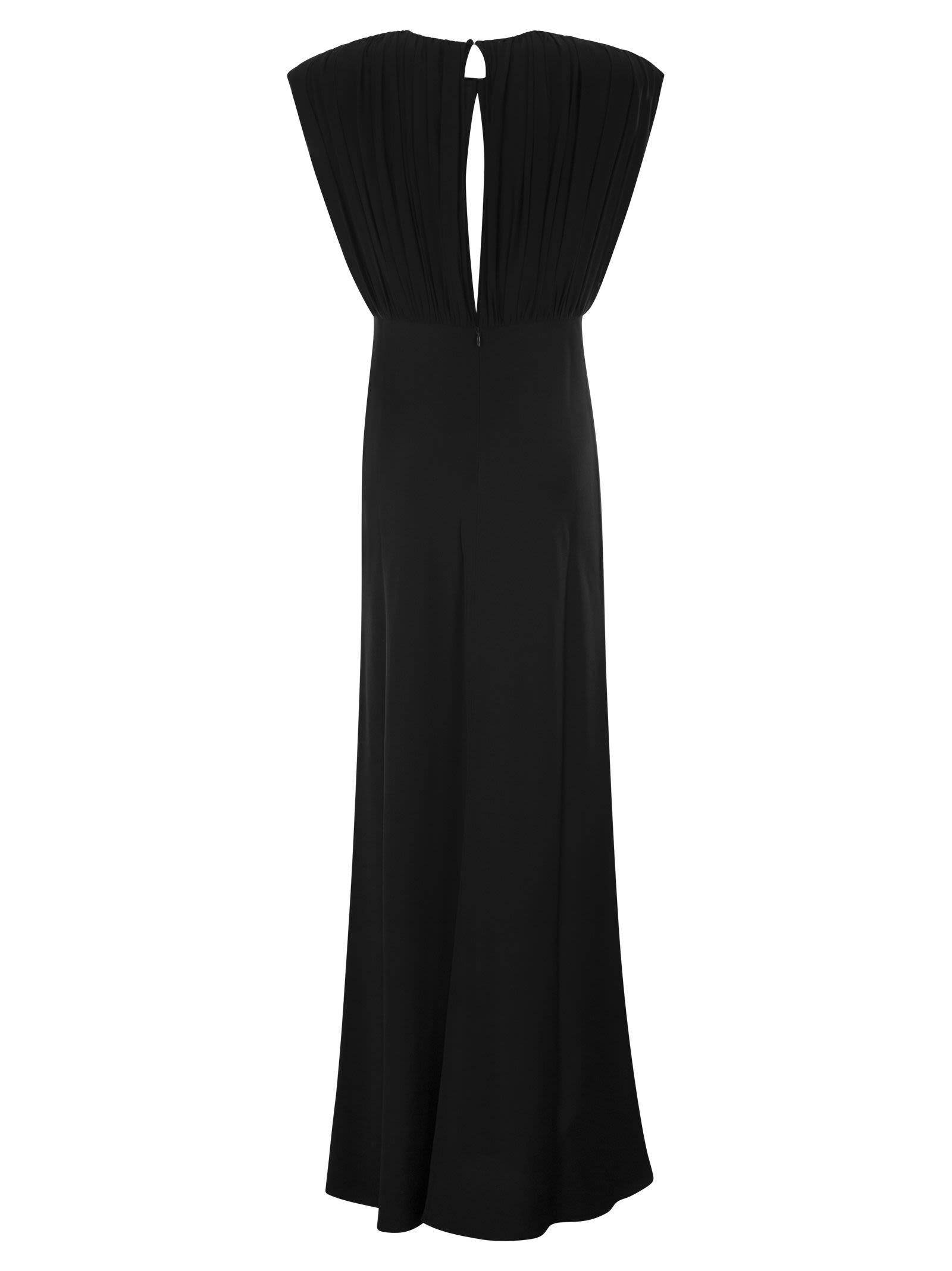 【関税＆送料込み】Max Mara Black Satin Velvet Long Dress 20846686_50766106_600.jpg