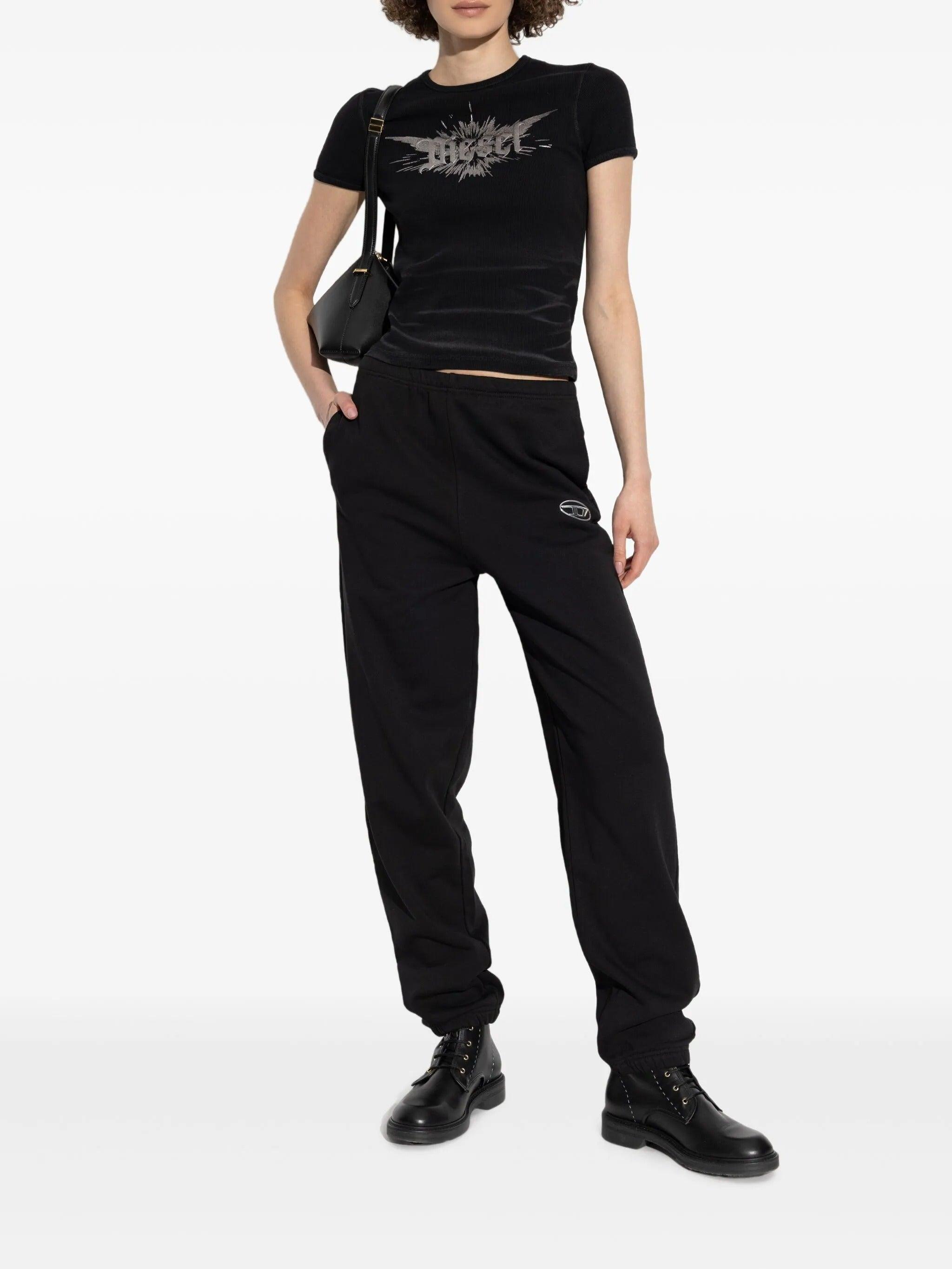 パンツ DIESEL Women Straight Pants A0636509I3002 Black DIESEL Straight-leg pants for Women | Online Sale up to 40