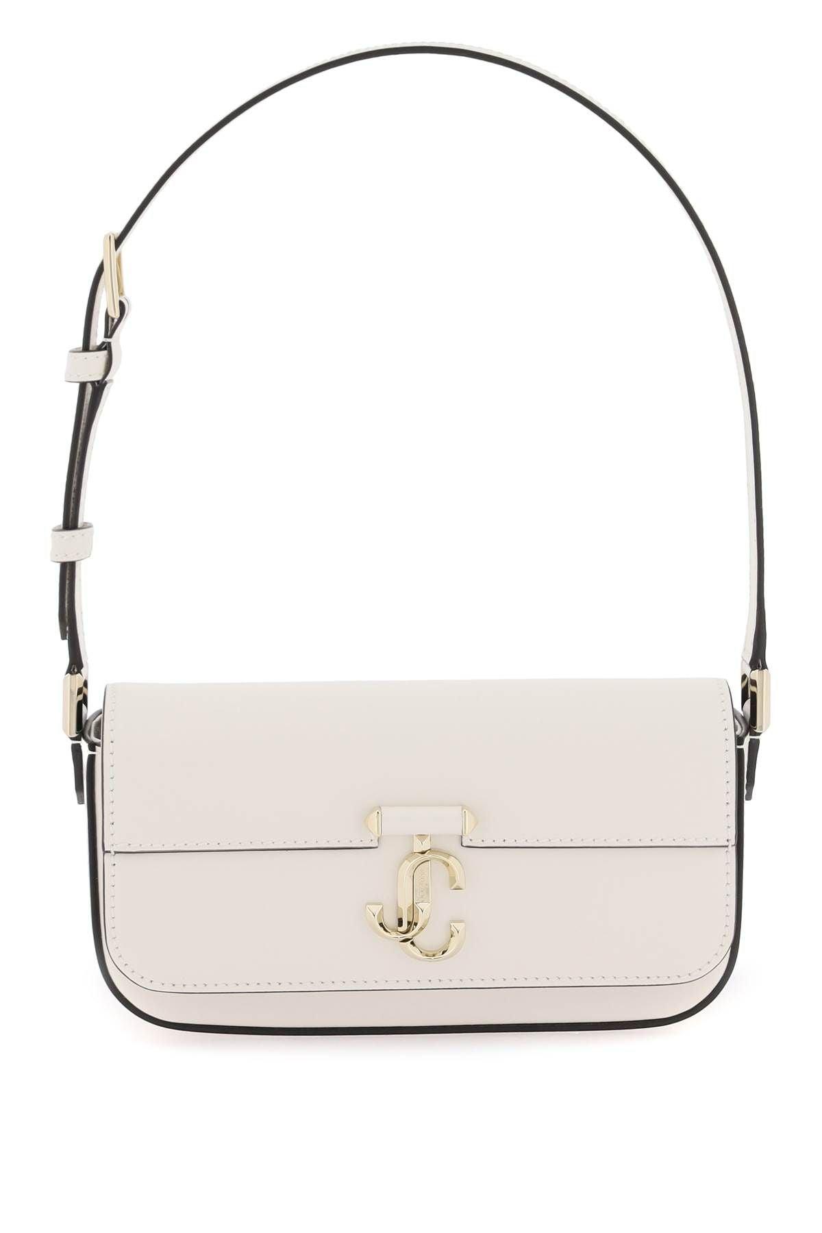 Jimmy Choo 'avenue' Mini Shoulder Bag in White | Lyst