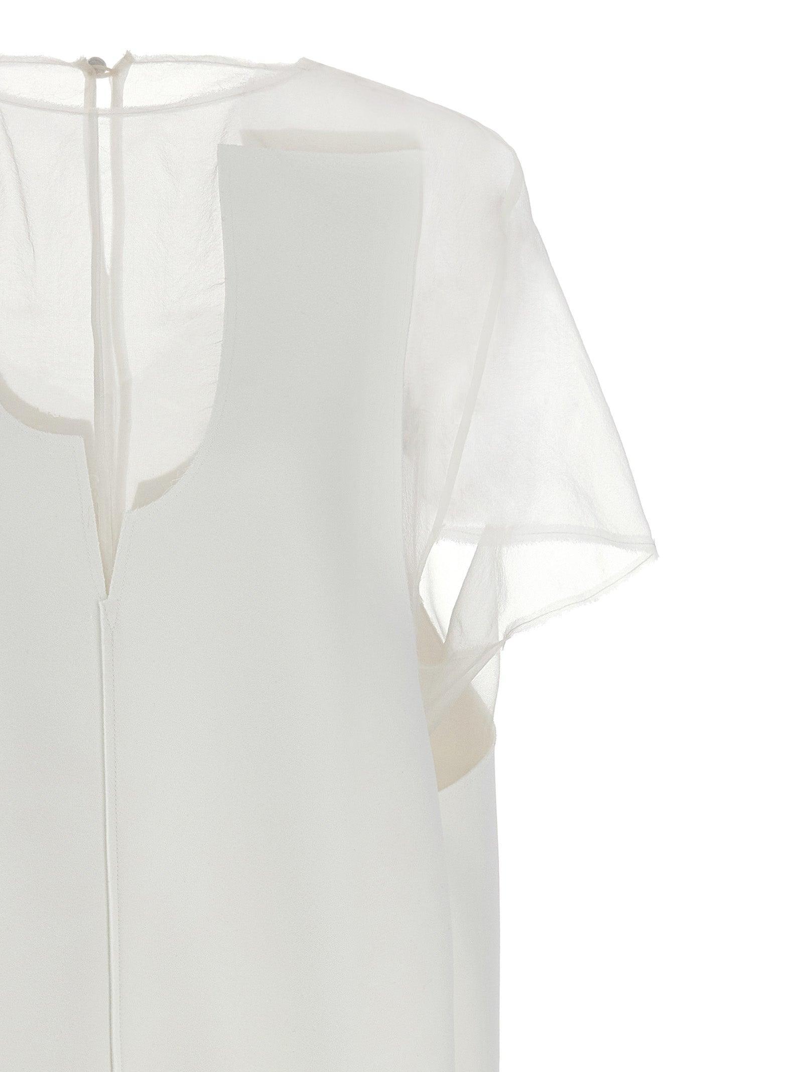 ワンピース KHAITE White Winona dress Winona Dress in Chalk – KHAITE