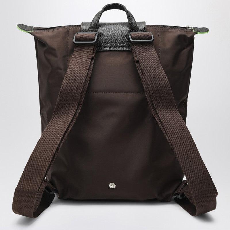 Longchamp Medium Le Pliage Backpack in Mocha Le Pliage Xtra M Backpack Mocha - Leather | Longchamp US main image 2
