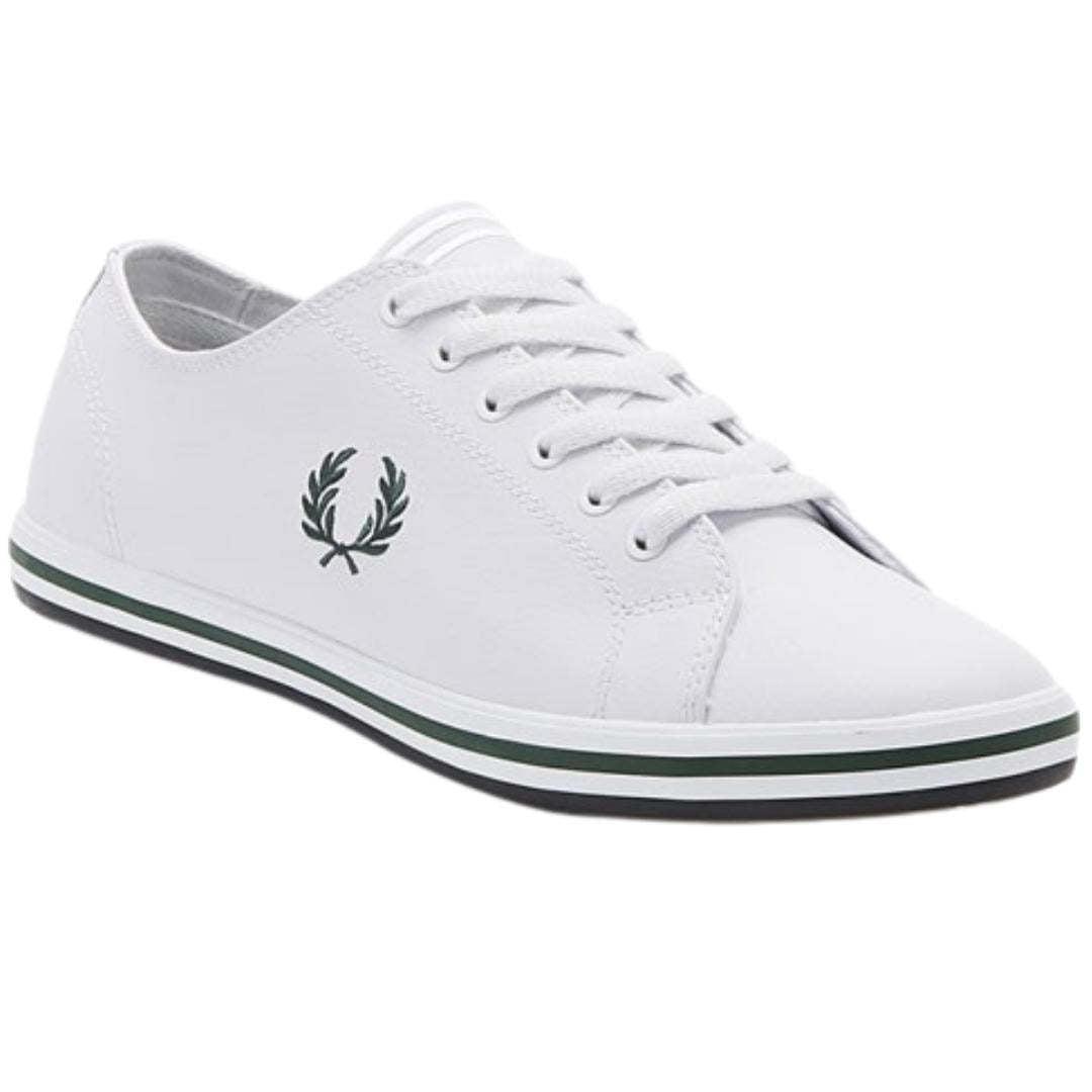 Fred Perry Kingston Leather B7163 100 White Trainers for Men | Lyst