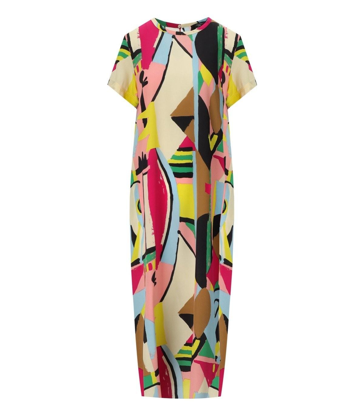 Weekend Max Maraアウトレット「ORCHIS」シルク プリントドレス WEEKEND MAX MARA Orchis Printed Midi Dress | endource