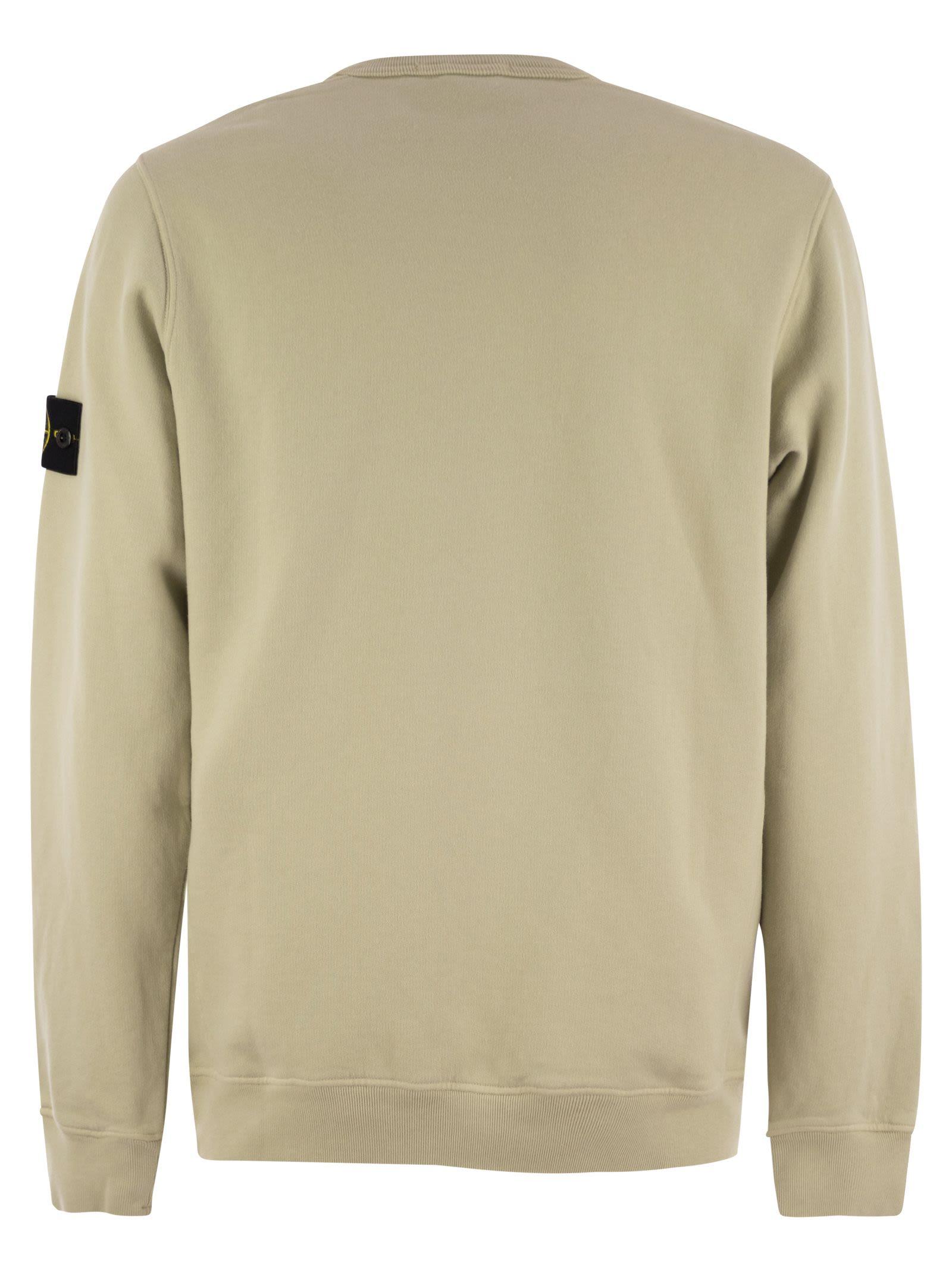 Stone Island Crew Neck Sweatshirt for Men Lyst UK