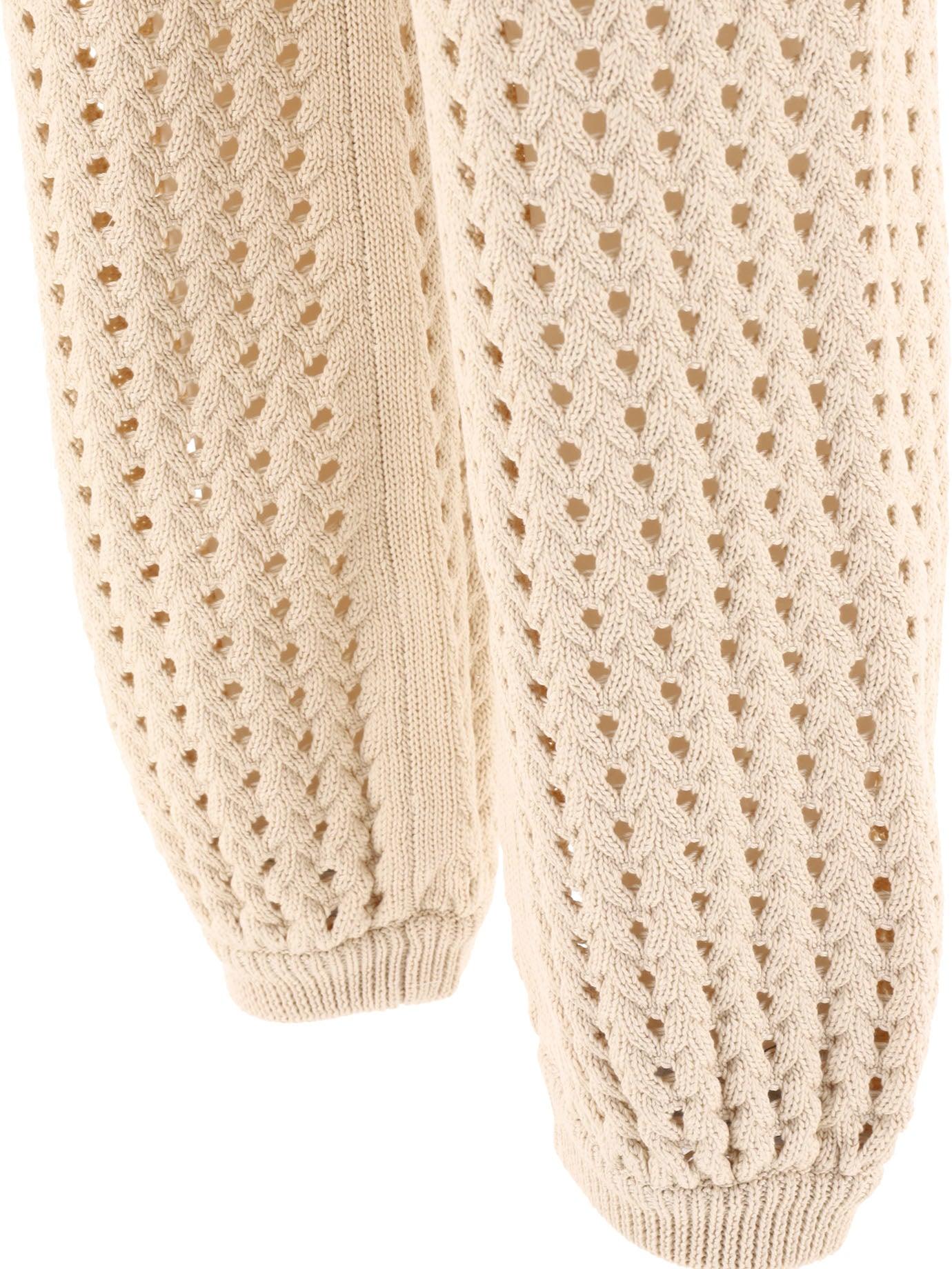 DT★Max Mara★cecina コットンメッシュジョガーパンツ ☆アウトレット☆Max Mara☆cecina メッシュジョガーパンツ (Max