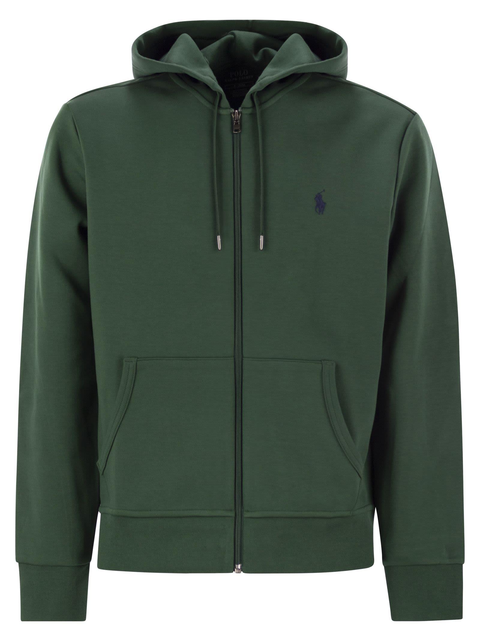 Polo ralph lauren hoodie green sale