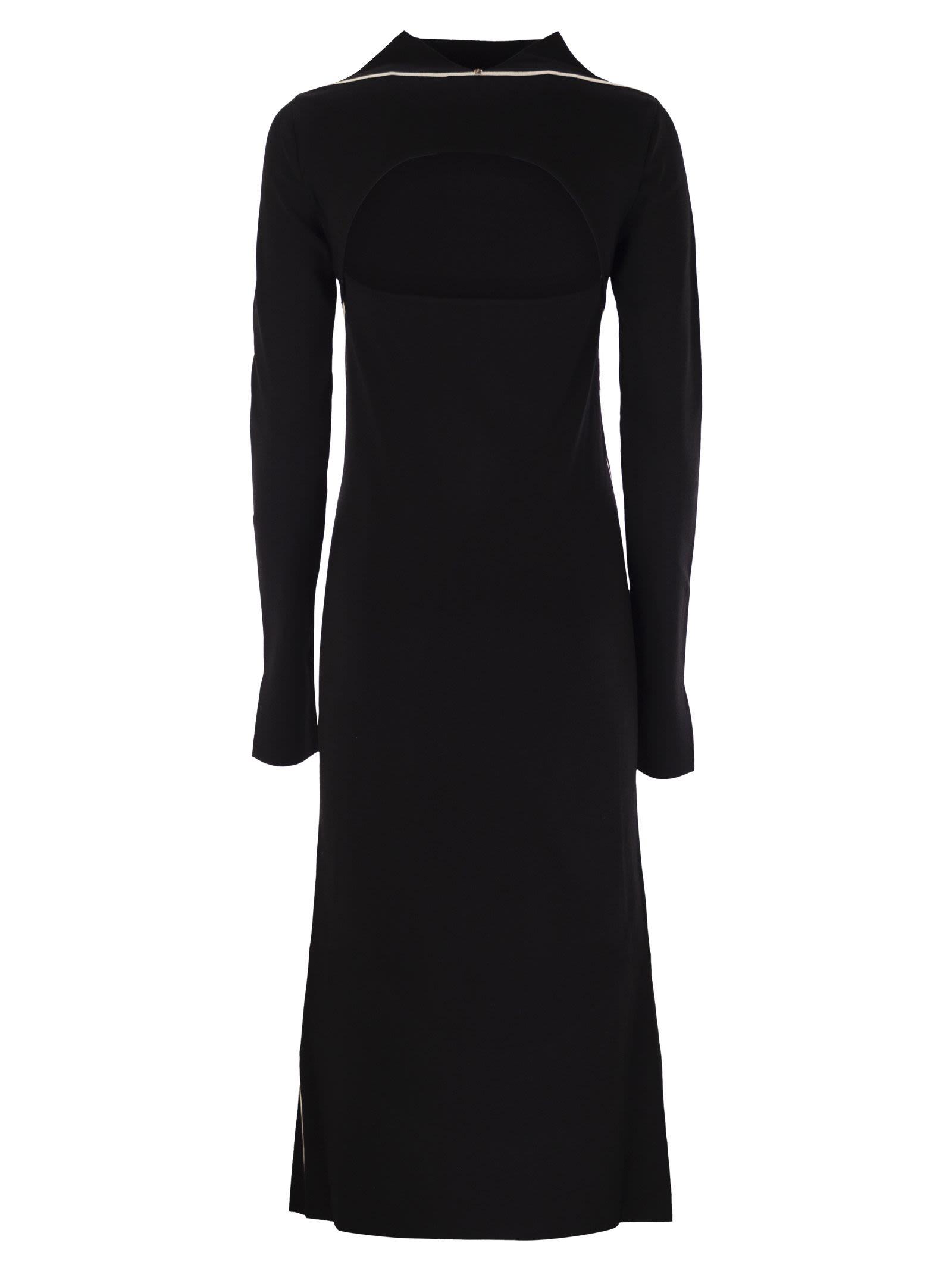 パーティードレス SPORTMAX OPEROSO - Tight-fitting viscose blend crepe knit dr Sportmax Operoso Tight Fitting Viscose Blend Crepe Knit