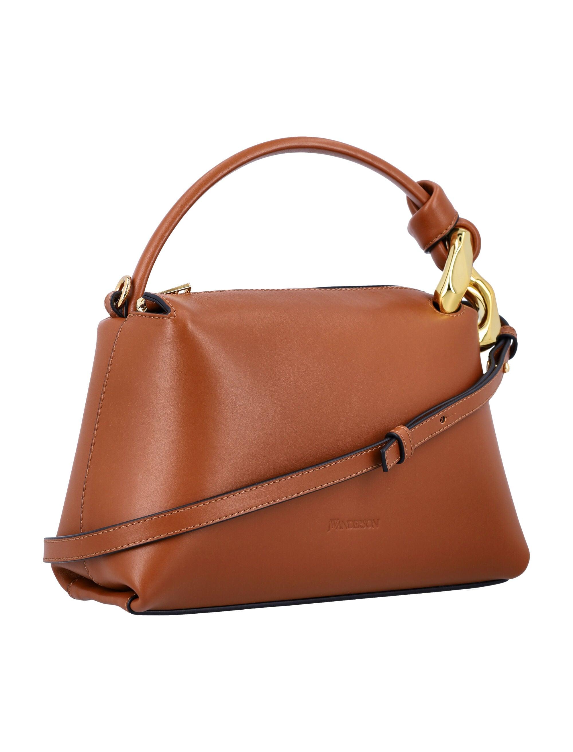 JW Anderson The Jwa Corner Bag Small in Brown | Lyst