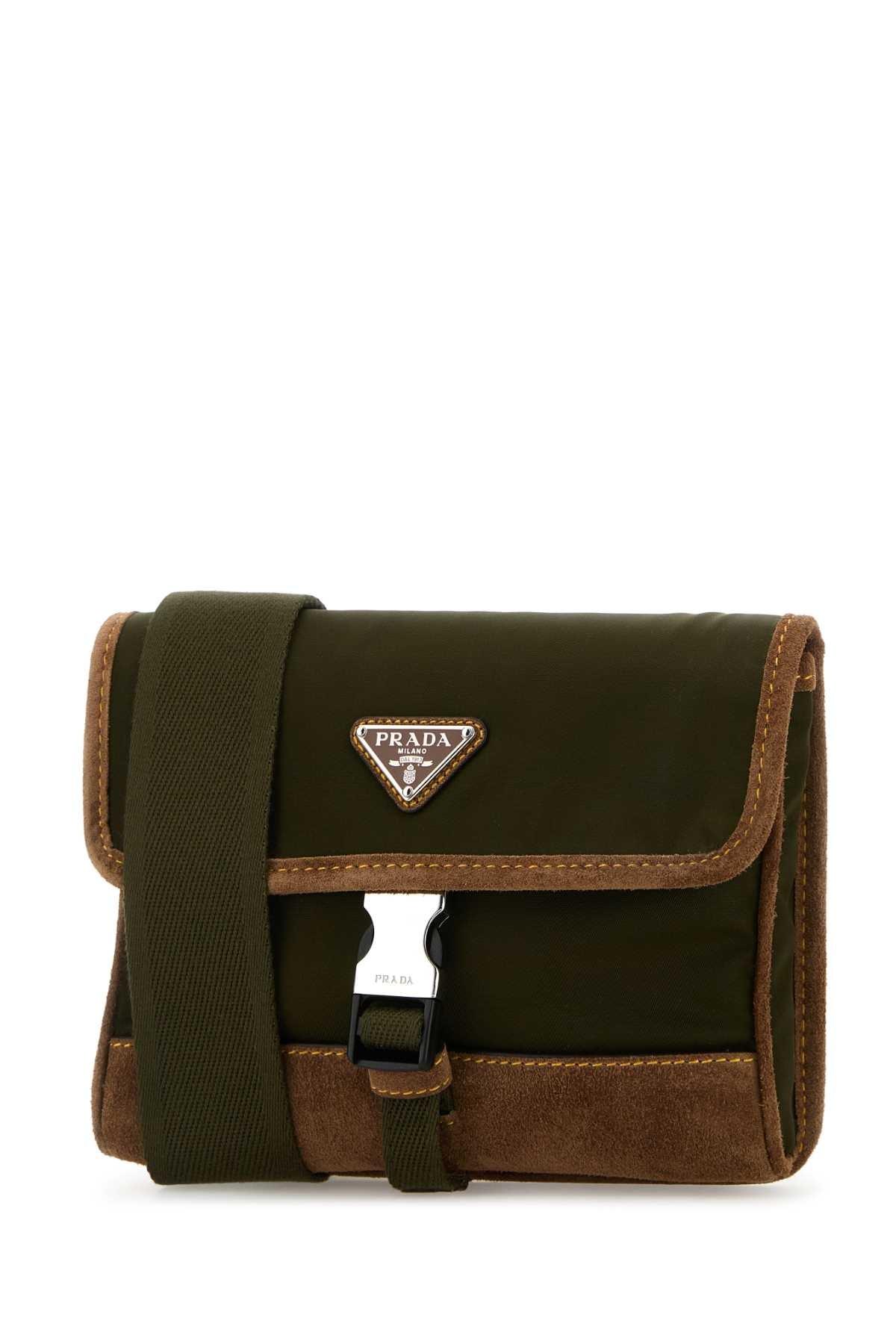 Prada Two-Tone Re-Nylon And Suede Phone Holder for Men | Lyst UK