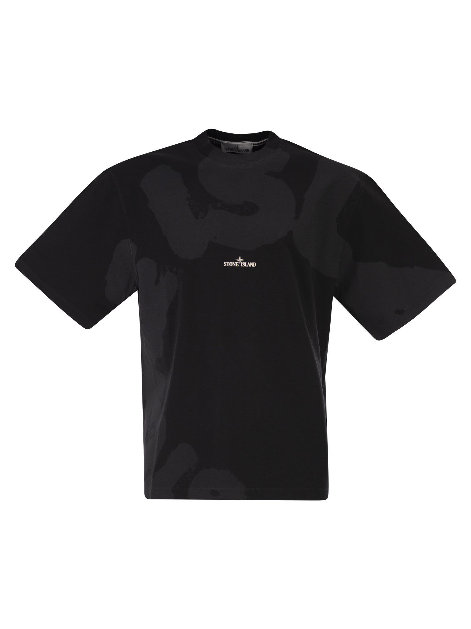 Stone Island Regular Fit T Shirt With 