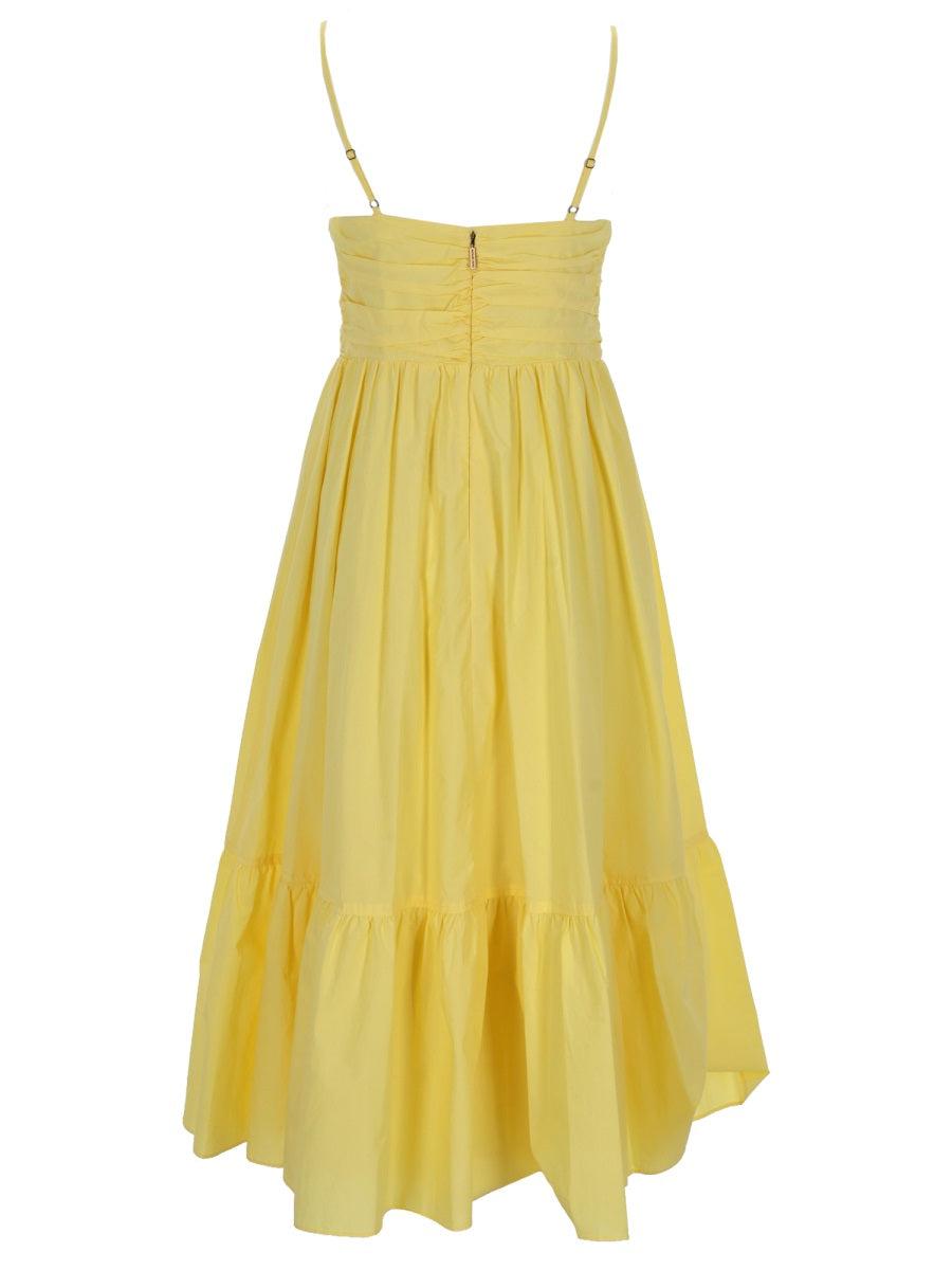 white dress scarf Eliana Sleeveless Scarf Dress, Off White