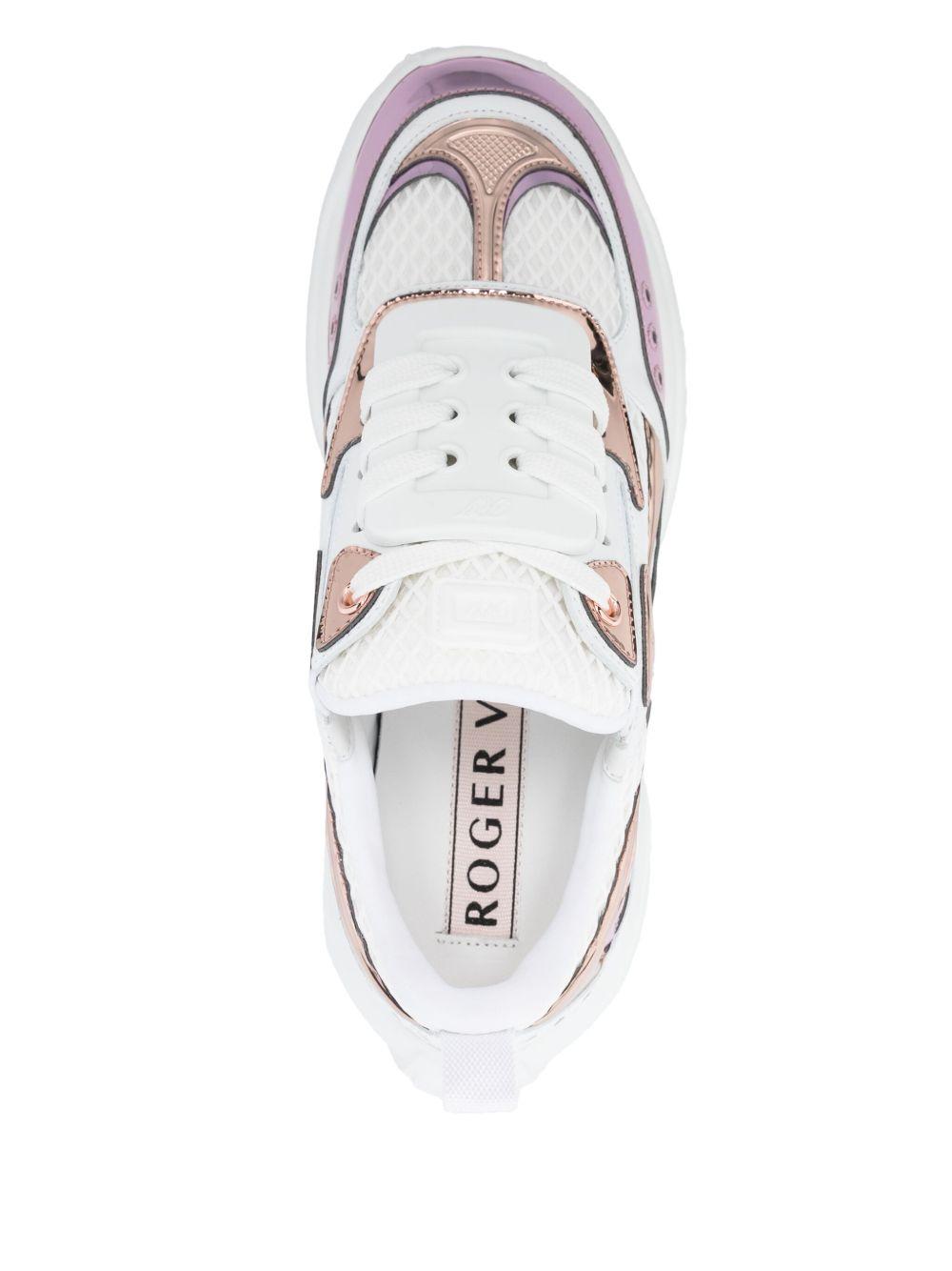 Roger Vivier Motor Run Sneakers in White | Lyst