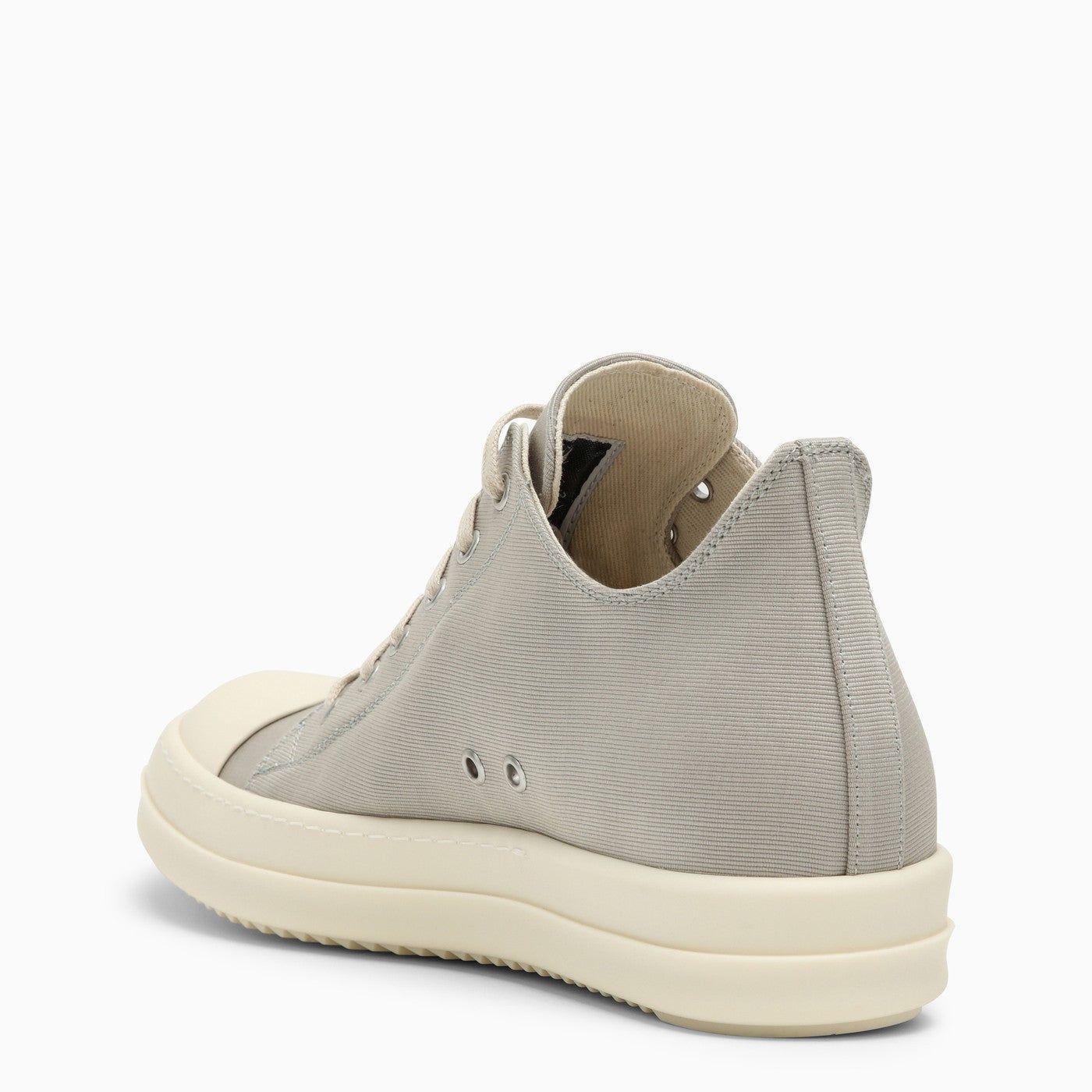 Rick Owens Drkshdw Lido Low Pearl Canvas Sneakers in Gray