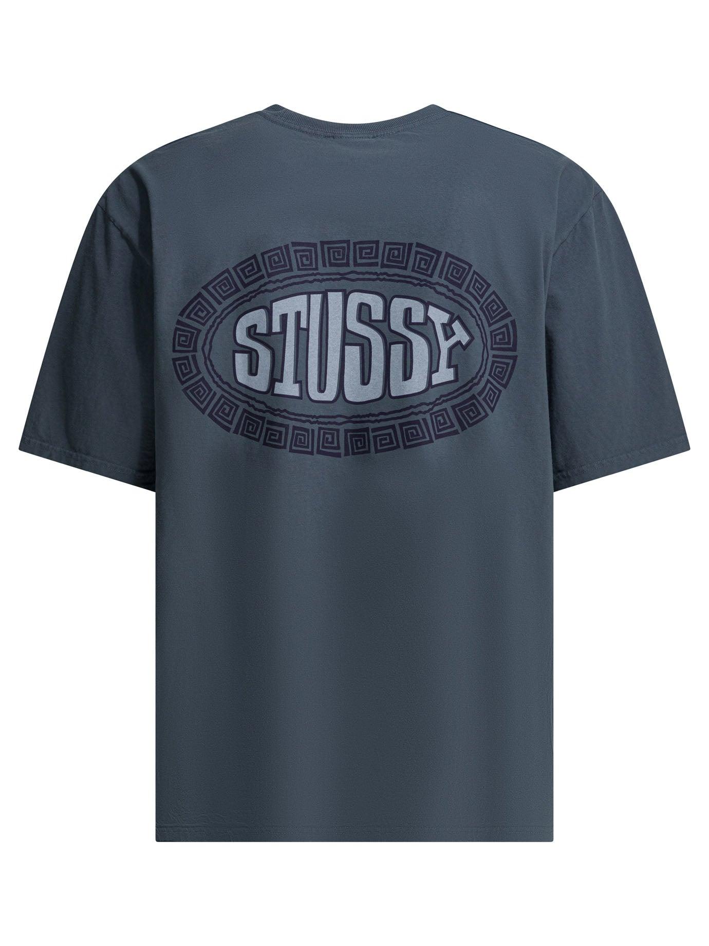 T-shirt Vintage Stüssy Années 90 - Taille M, Couleur Kaki, Coton