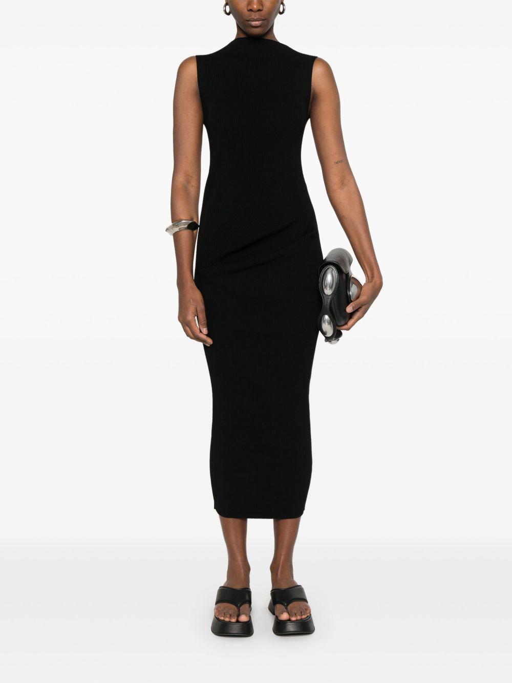 VIP【送料関税込】RICK OWENS KNITTED WOOL LONG DRESS Rick Owens Knitted Long Dress in Black | Lyst Canada