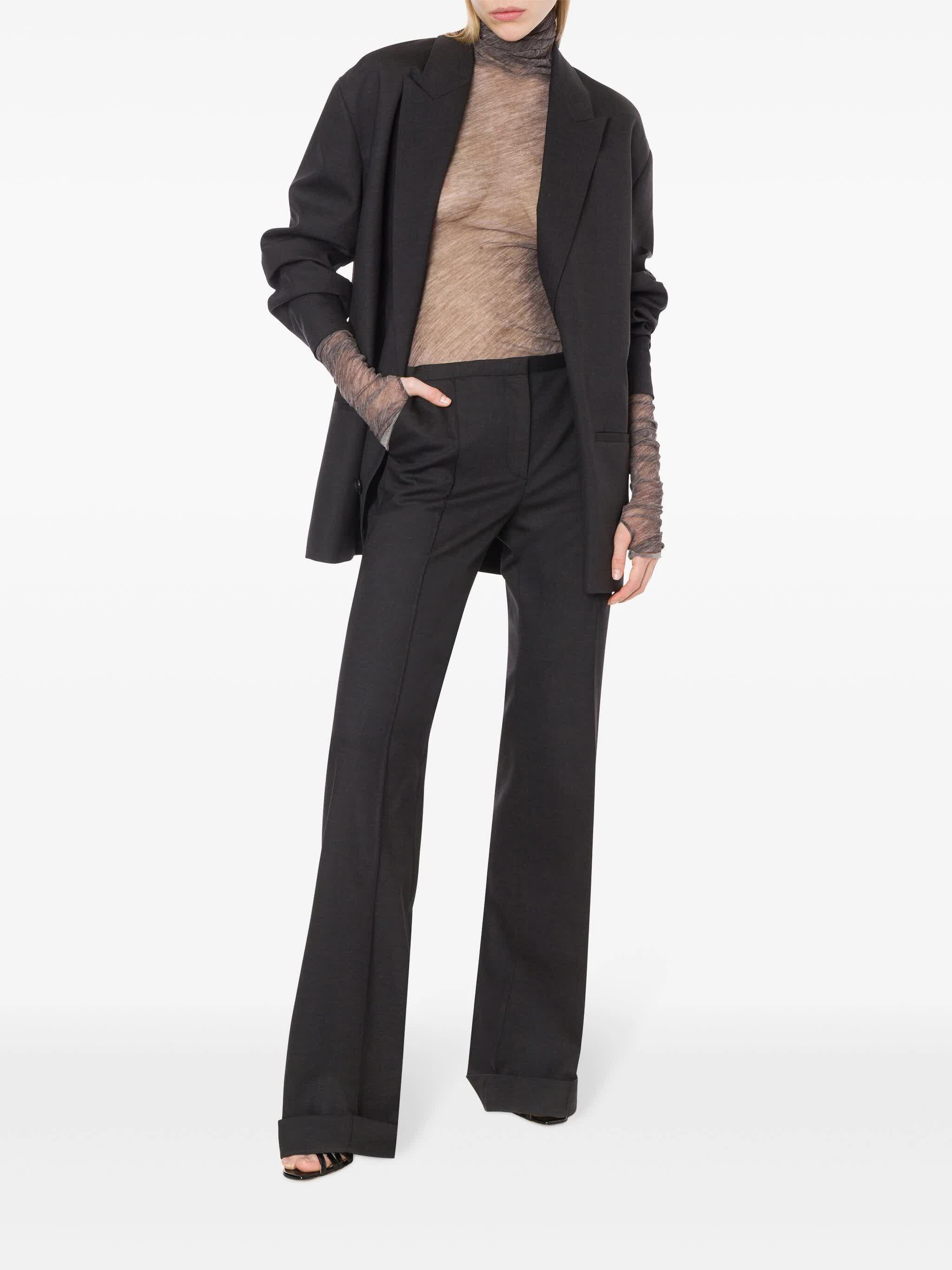 パンツ Philosophy Front pleat trousers Philosophy Front Pleat Trousers In Black - 42% Off
