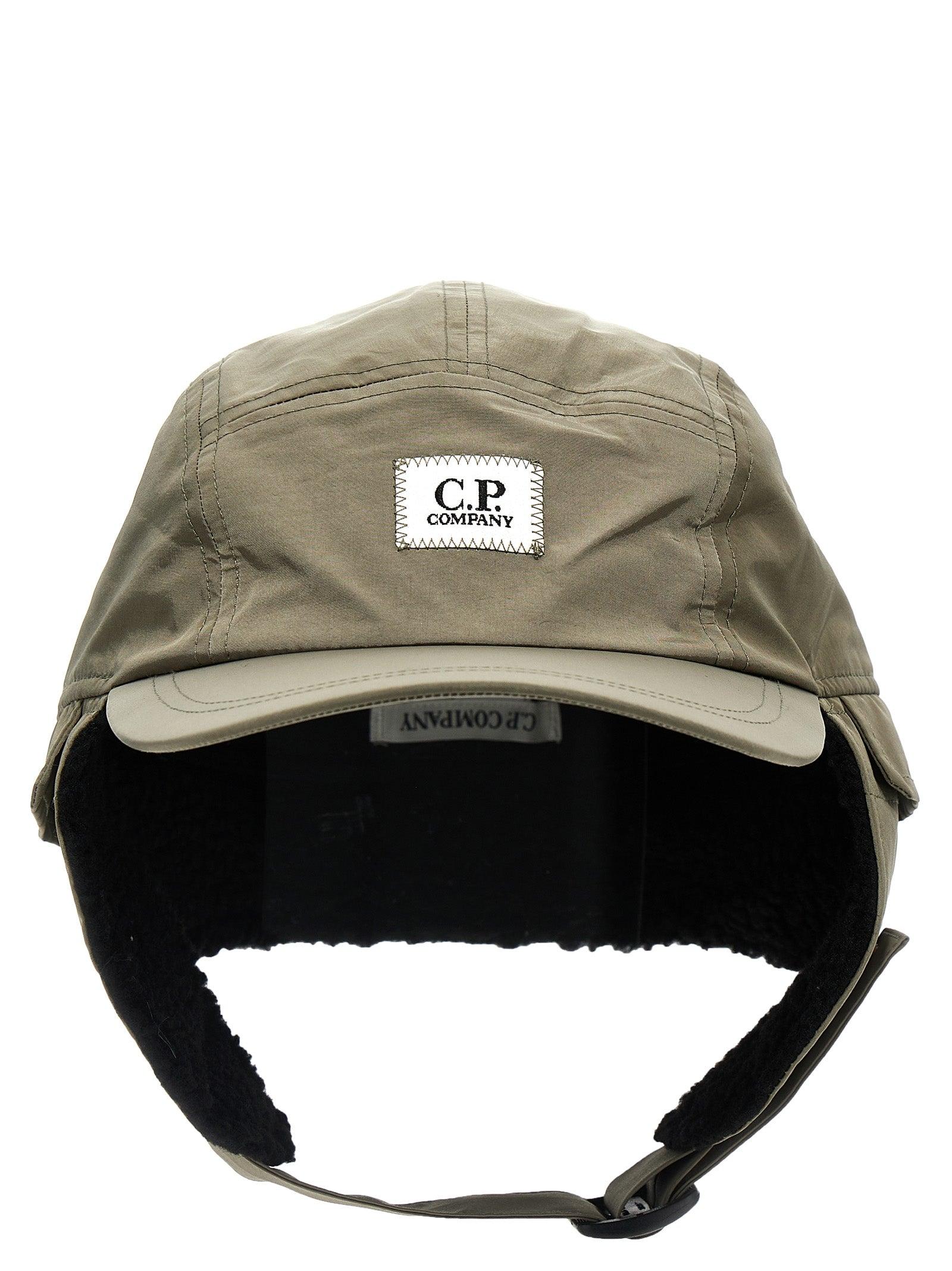 C.P. Company 'Chrome-R Earflap' Cap in Metallic for Men | Lyst UK