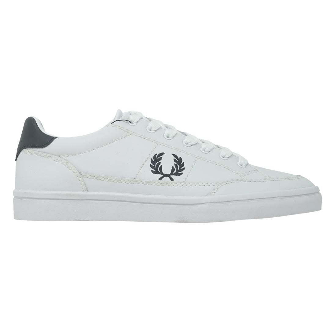 Fred Perry Deuce Leather S White Trainers for Men | Lyst