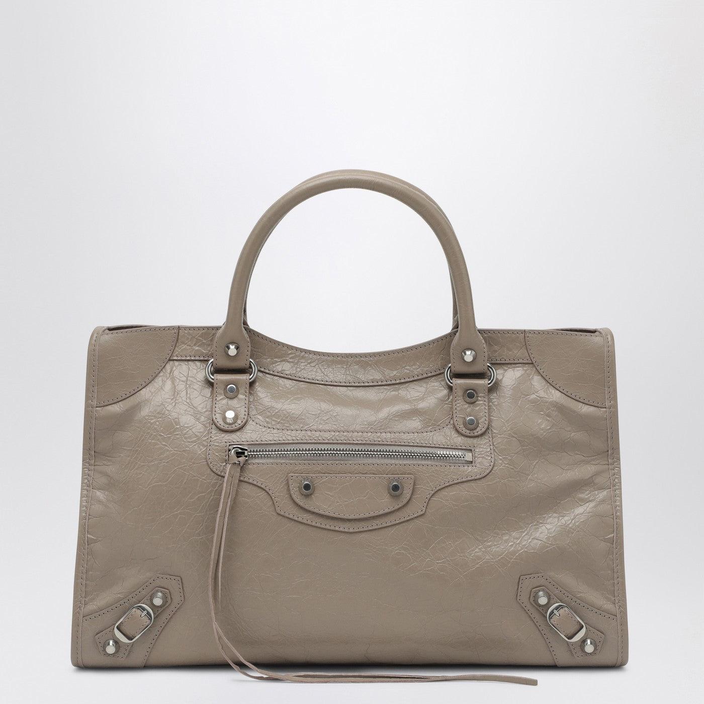 Balenciaga Le City Medium Tote Bag Greige in Gray | Lyst