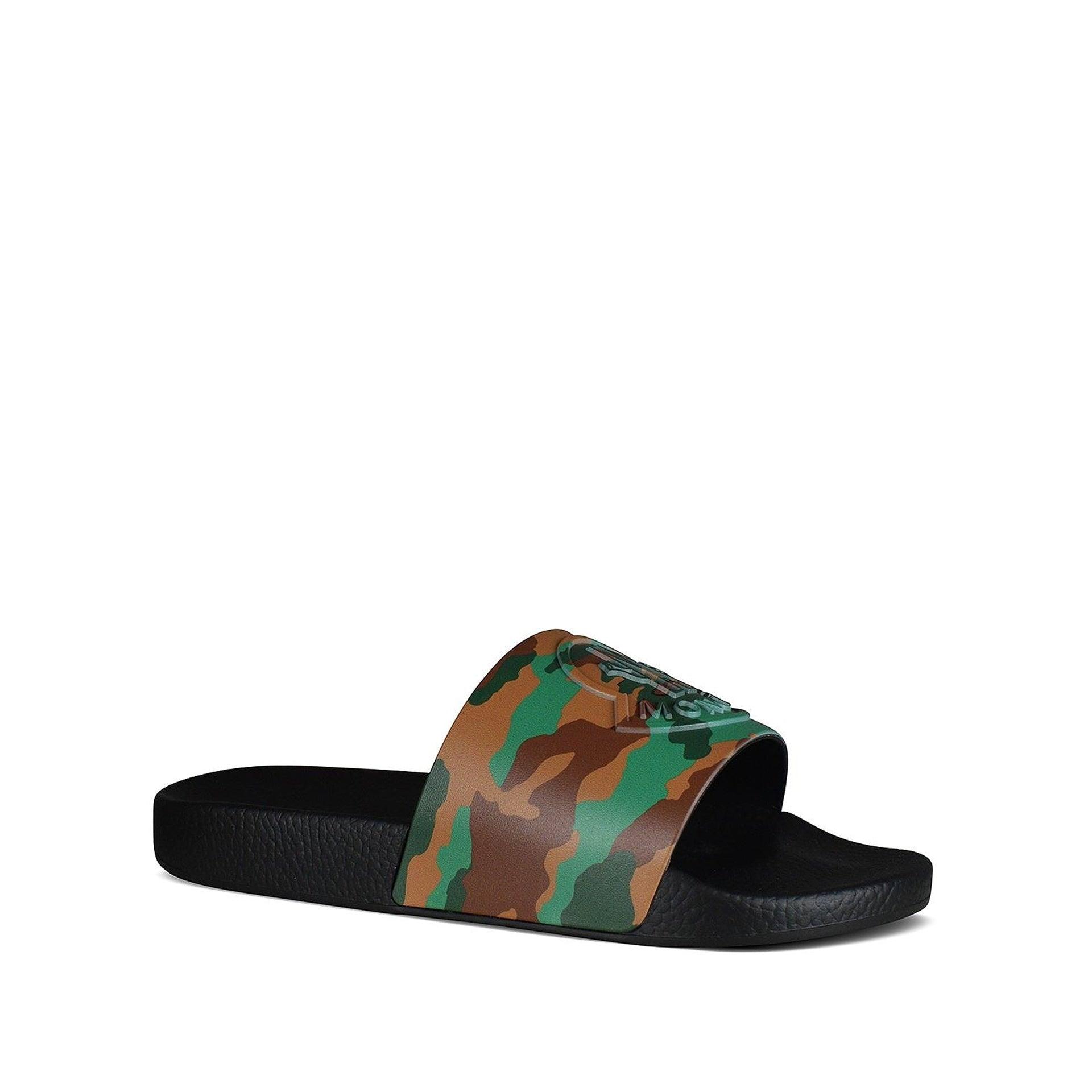 Dsquared2 logo-embossed sliders - Green