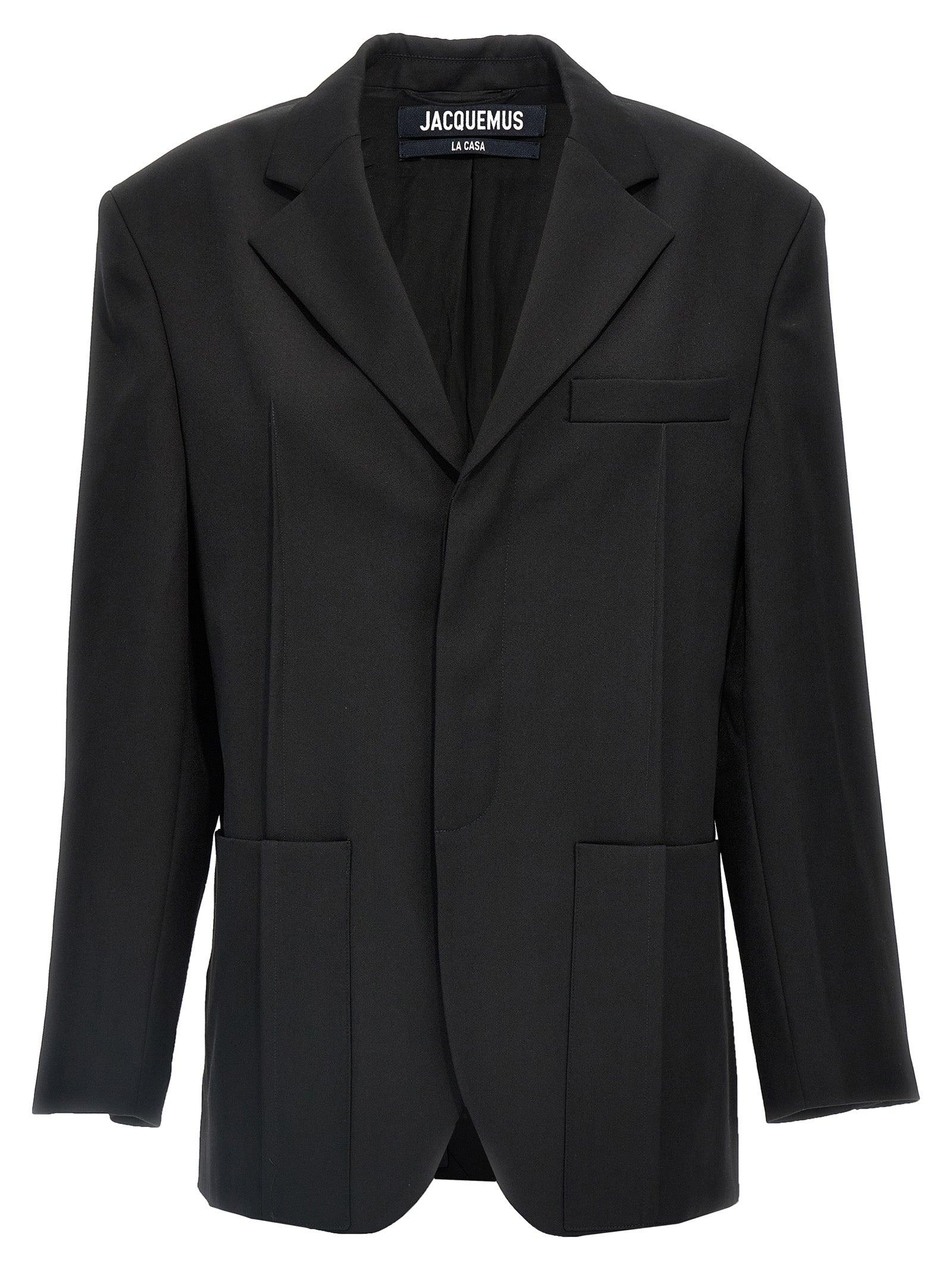 Jacquemus black blazer hot sale