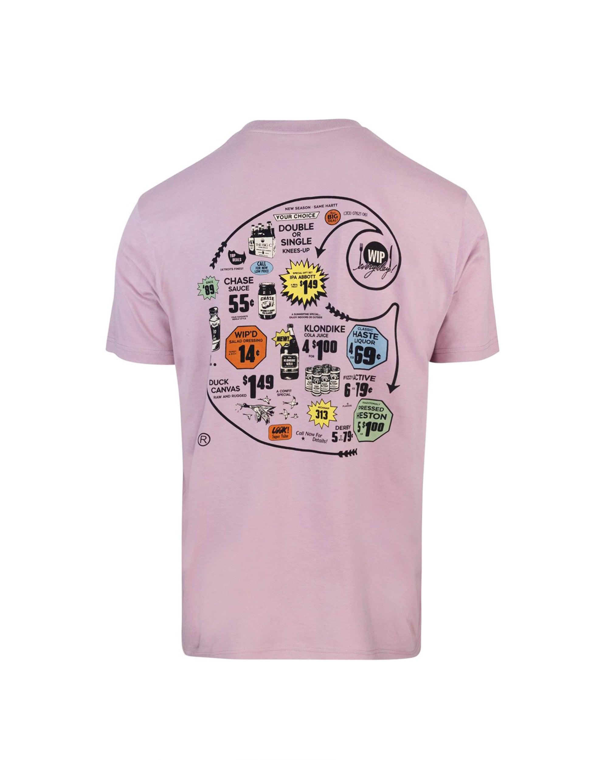 Carhartt T Shirt S/S Catalogue C Logo Hortensia in Pink for