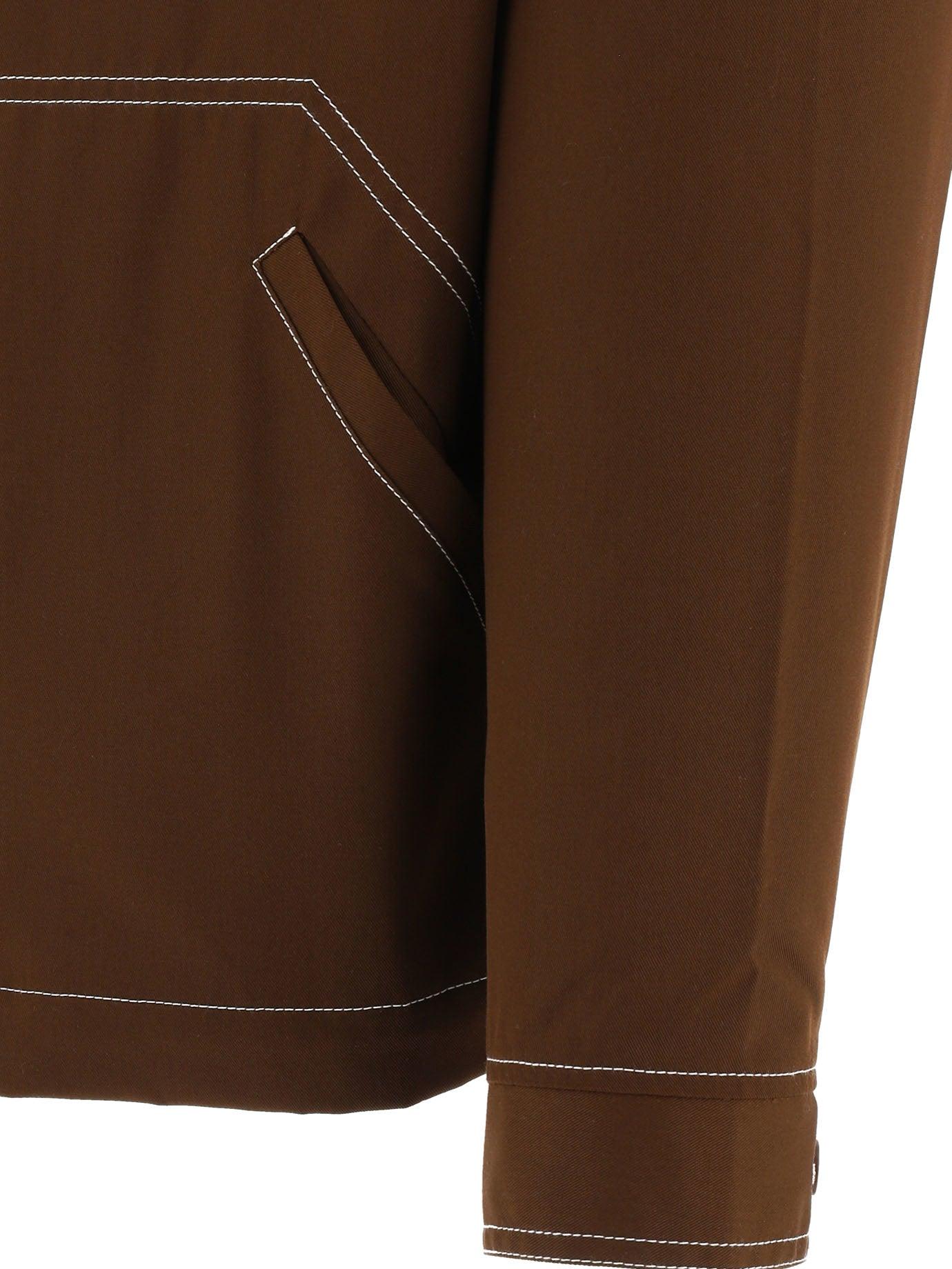 Rassvet (PACCBET) Overshirt With Zip in Brown for Men | Lyst