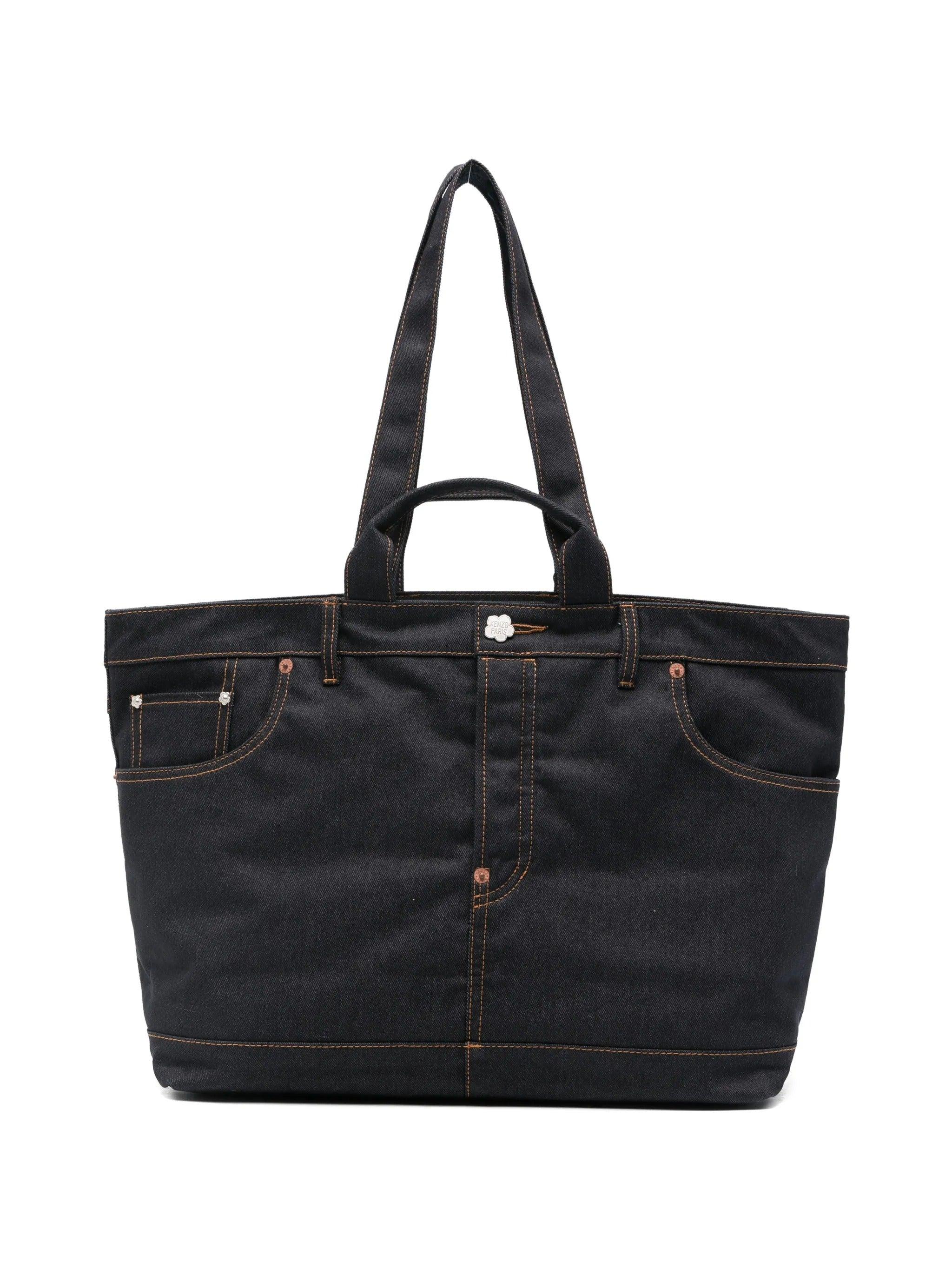 KENZO SMALL トートバッグ BLACK 2way KENZO SMALL TOTE BAG BLACK 2way 【公式通販】