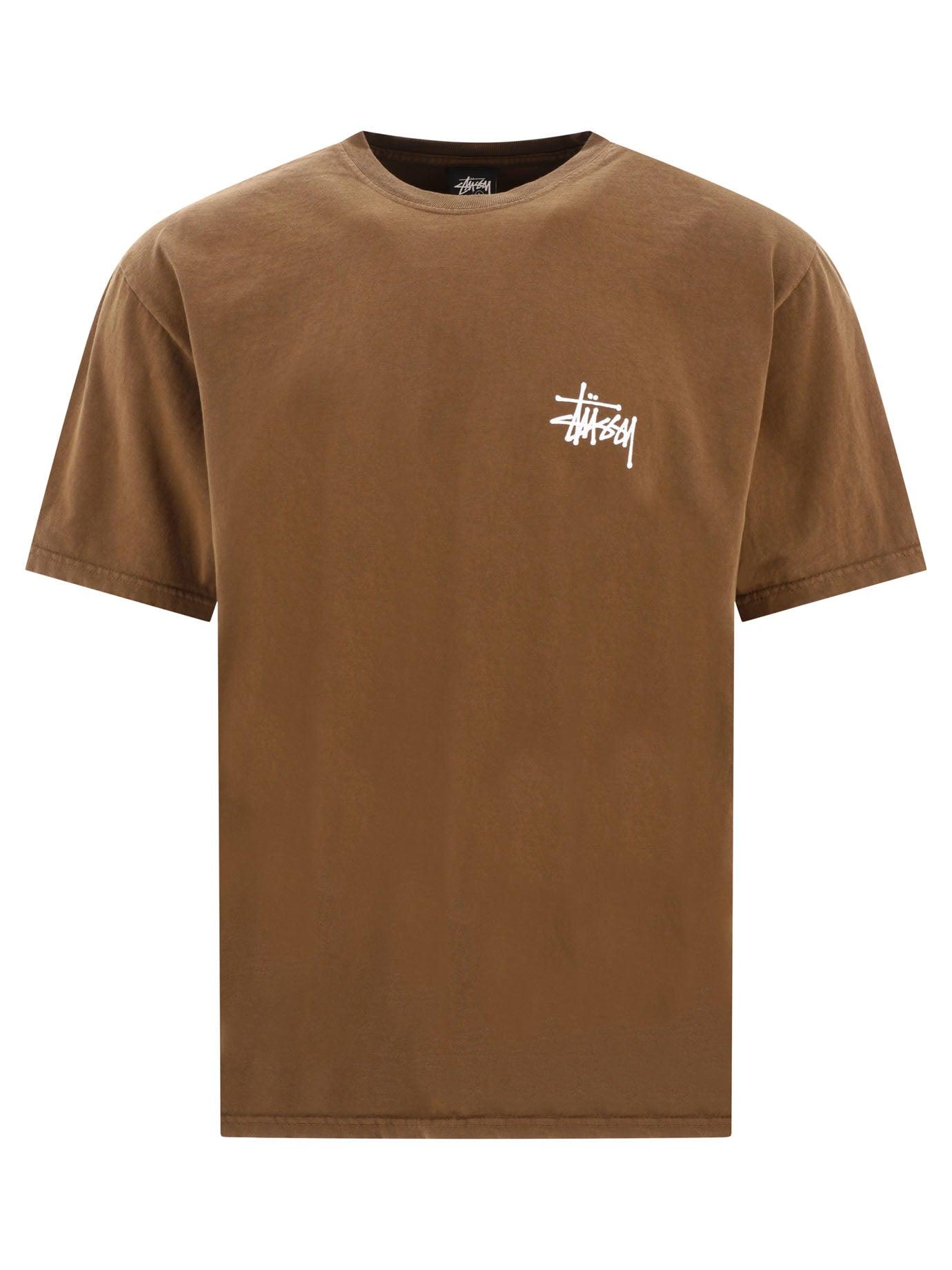 stussy シャツ　ブラウン　Sサイズ Basic Stussy Pigment Dyed T-Shirt – Premier