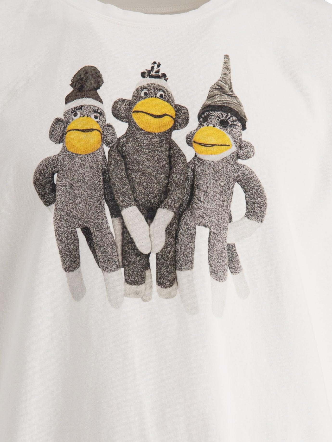国内外ラッパーに超人気 KAPITAL Monkey Amigo ノースリーブTee kapital-White-Monkey-Amigo-T-