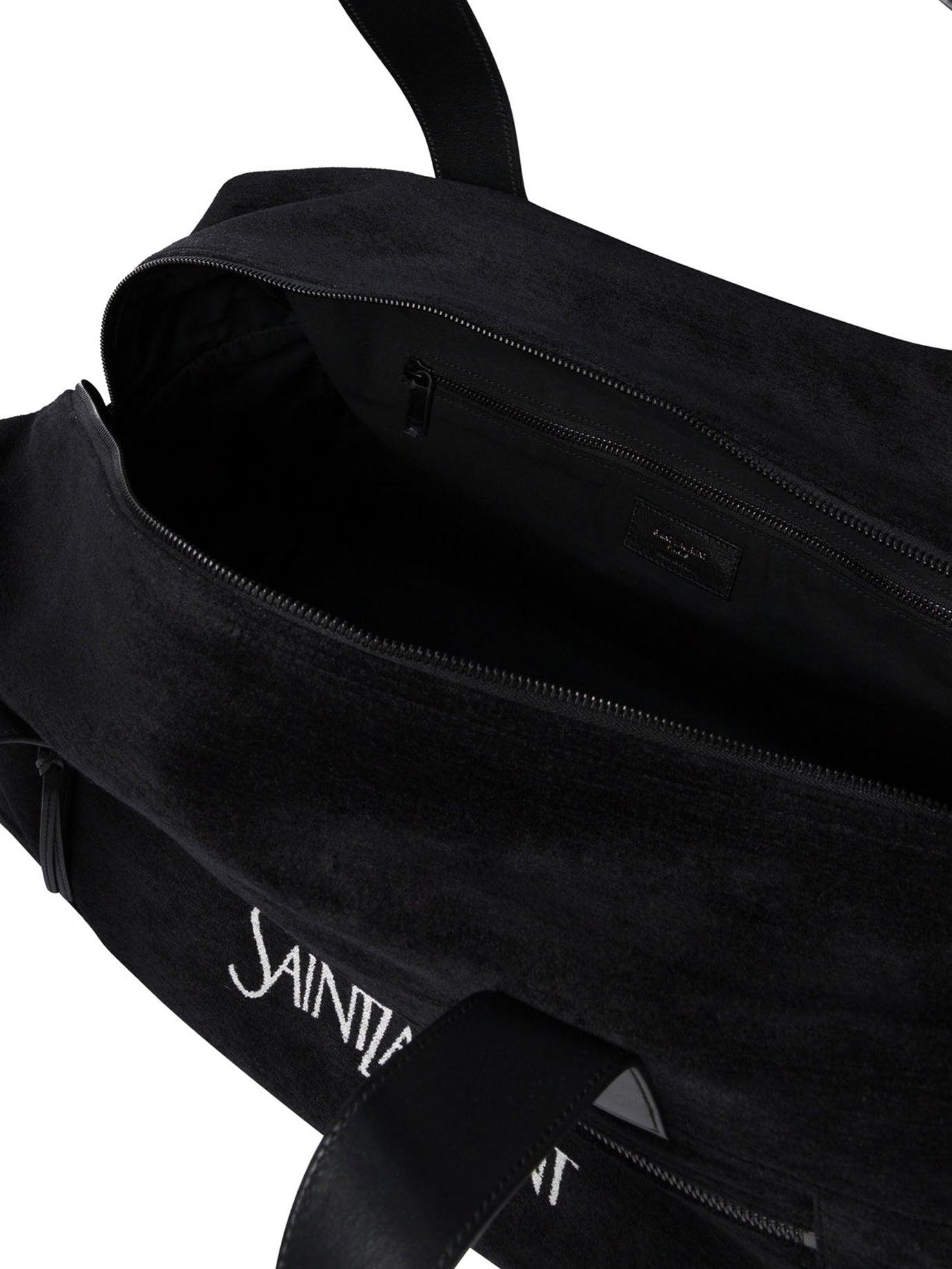 ボストンバッグ Saint Laurent Borsone con zip con logo jacquard Saint Laurent Borsone Con Zip Con Logo Jacquard Travel