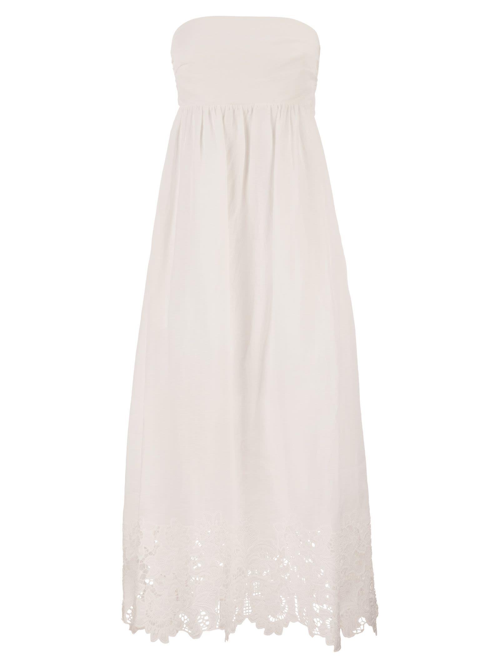max mara white linen dress Max Mara Linen Dresses for Women