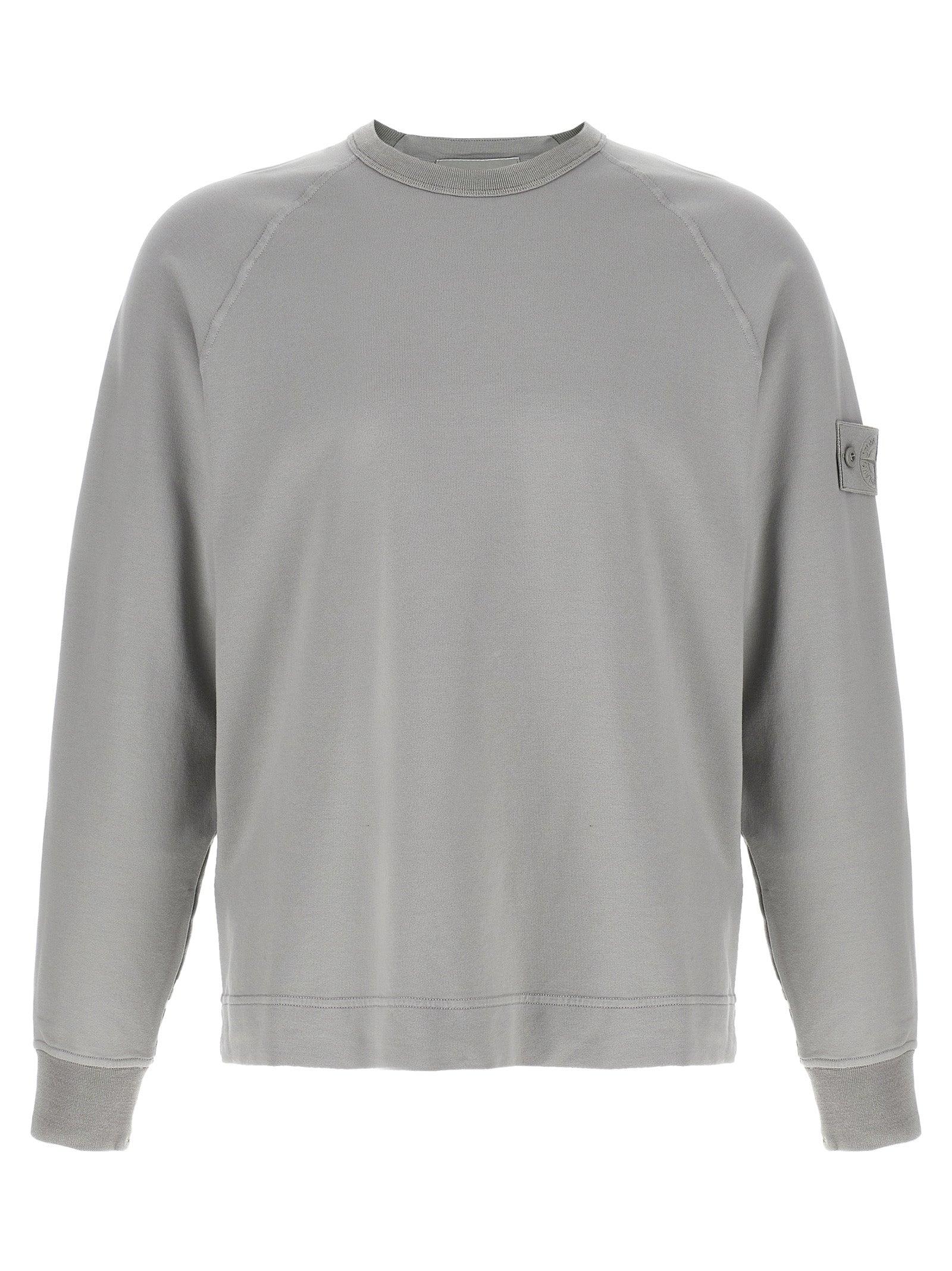 Stone Island 'Ghost' Sweatshirt in Grey for Men | Lyst UK