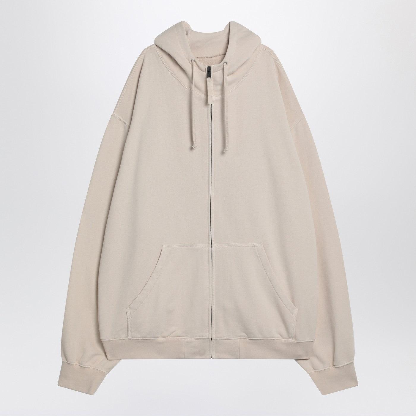パーカー・フーディ Maison Margiela NUMERIC LOGO ZIP HOODIE Maison Margiela Men's Tonal Number Logo Hoodie in Washed
