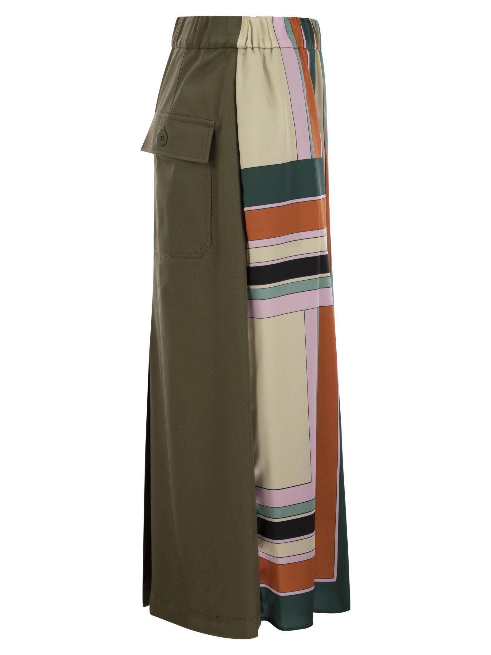 スカート Weekend Max Mara LALLO - Printed twill and gabardine skirt 5101035106002-a-lallo.jpg