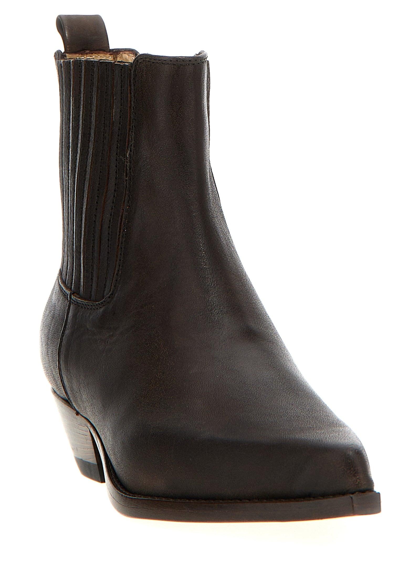 ブーツその他 SONORA Black leather Clara ankle boots SONORA Clara Ankle Boots - Black - Women | CLA60XBKSVE07WBLACK