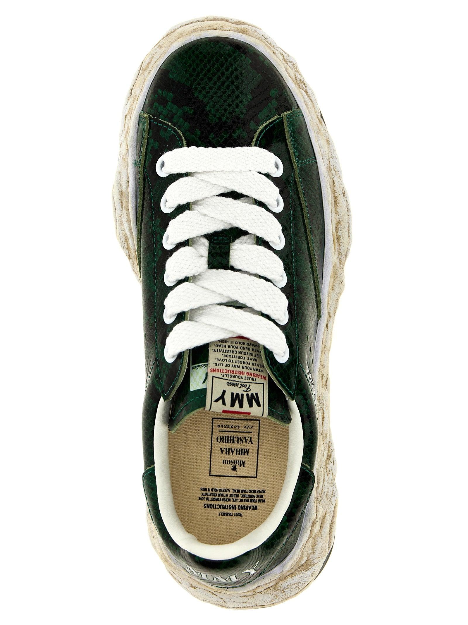 スニーカー MAISON MIHARA YASUHIRO 'Charles' sneakers Green Maison Mihara Yasuhiro 'Charles' Sneakers in Green | Lyst