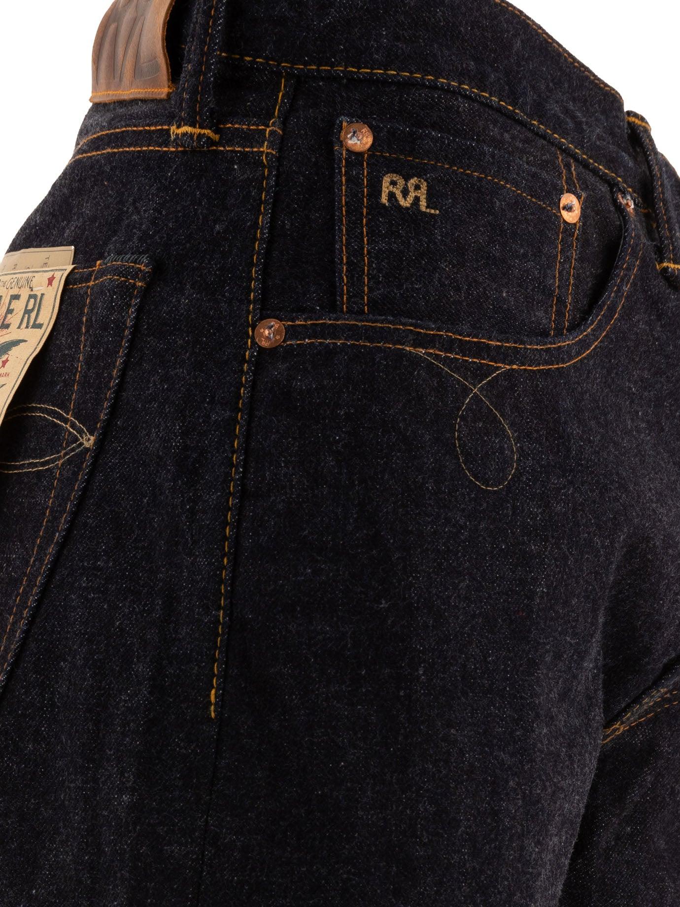 RRL East-West Bootcut Jeans in Black for Men | Lyst