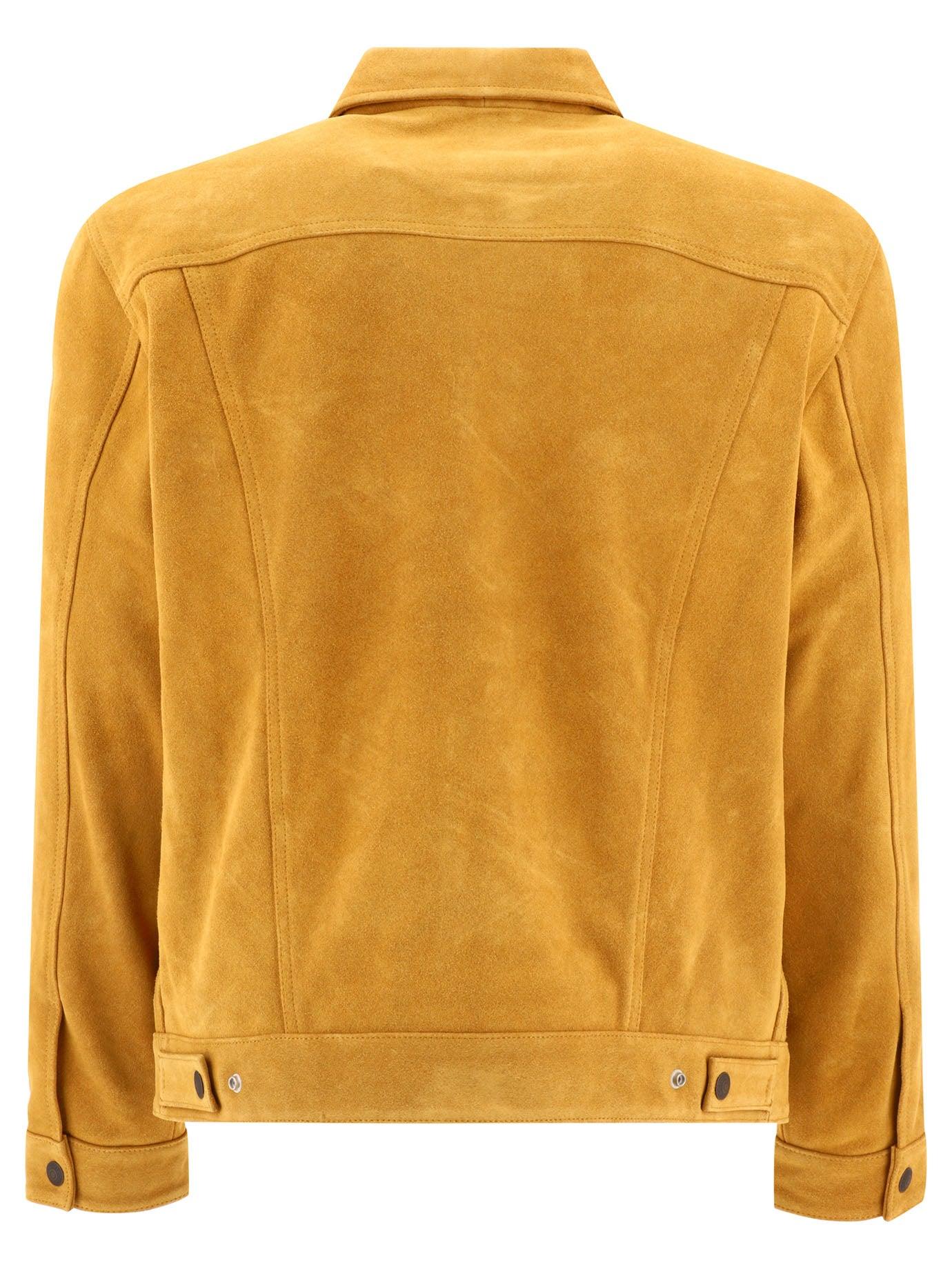 Levi's Levis Highland Trucker Jacke in Gelb für Herren Lyst DE