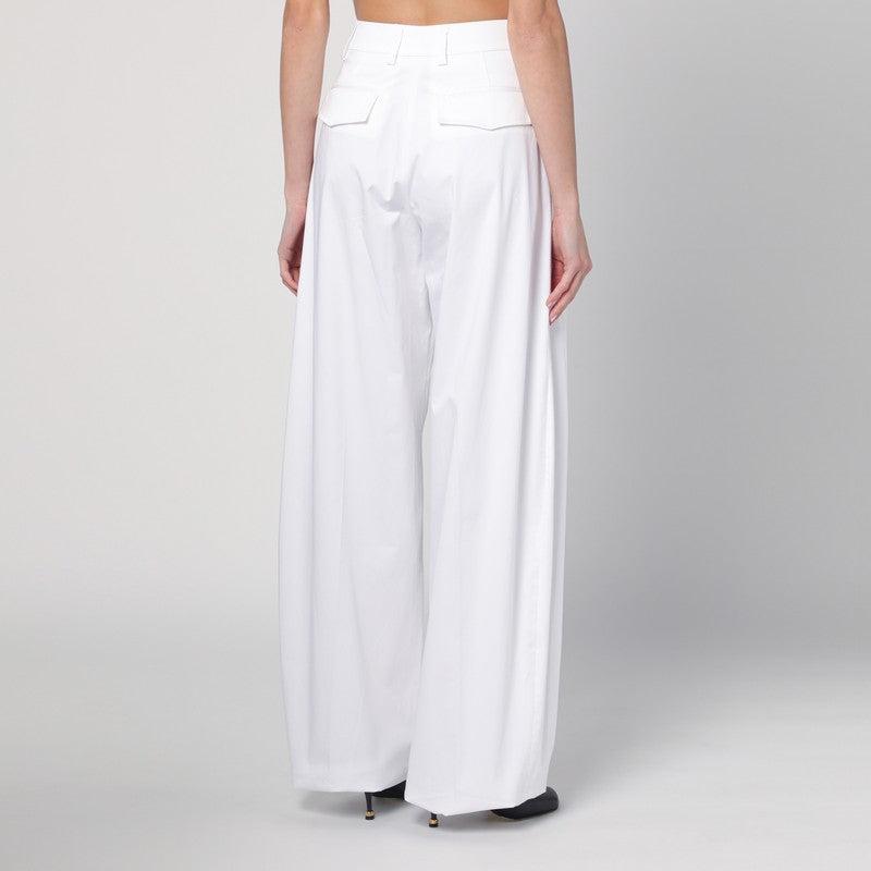 THE LATEST Wide Billie Trousers in White | Lyst