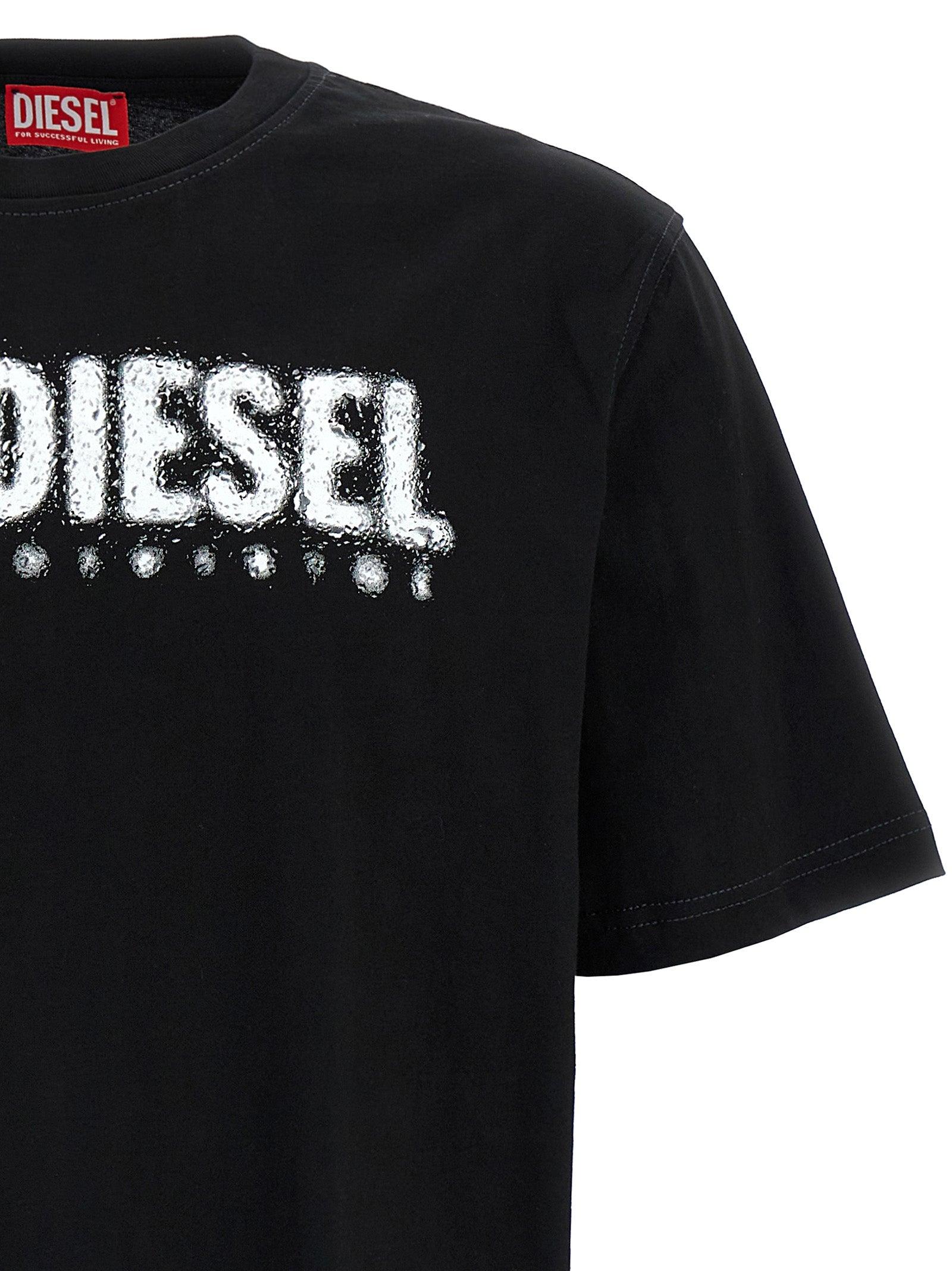 DIESEL T-Adjust-K14 T-Shirt in Black for Men | Lyst