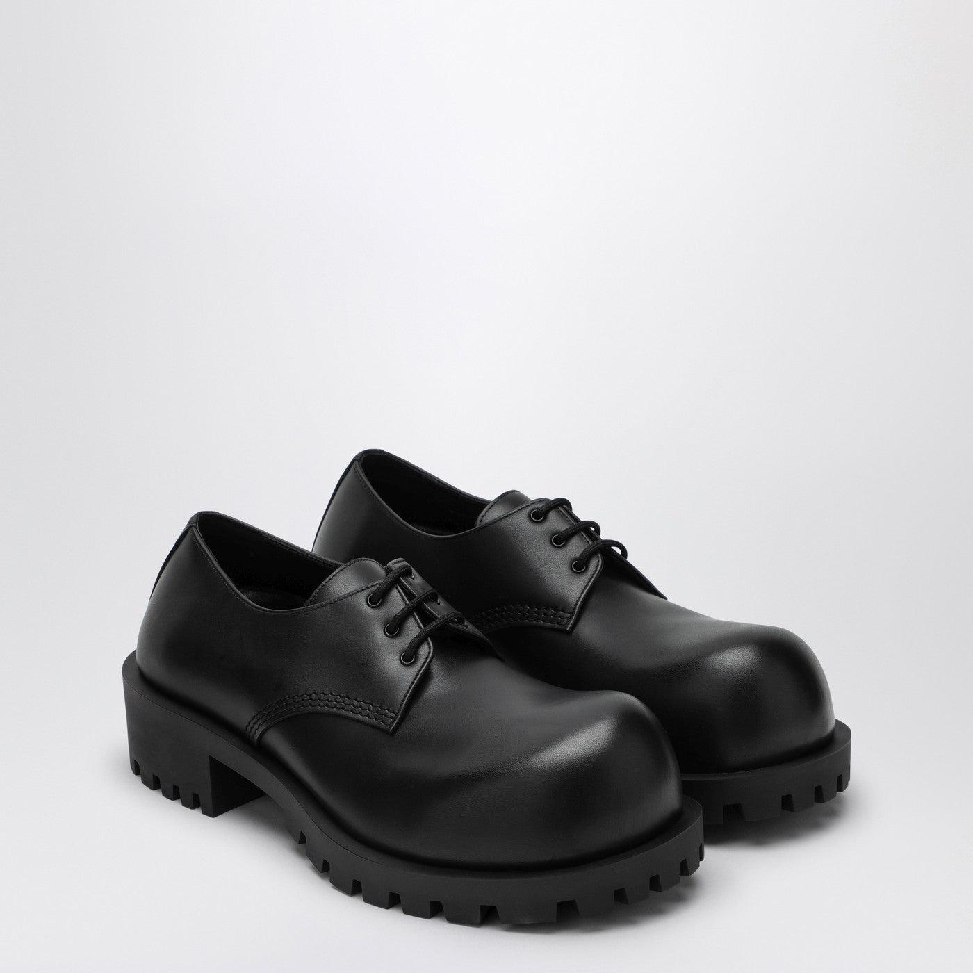 Balenciaga Calfskin Hummer Derby in Black for Men | Lyst