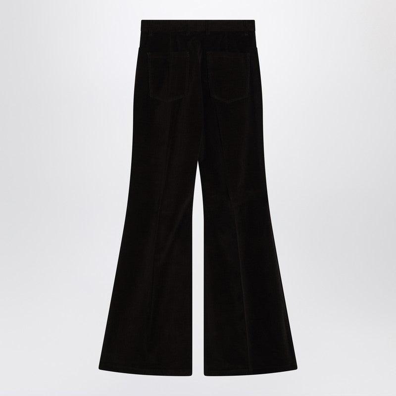 パンツ Ferragamo Espresso Flared Pants Ferragamo Wide-leg and palazzo pants for Women | Online Sale